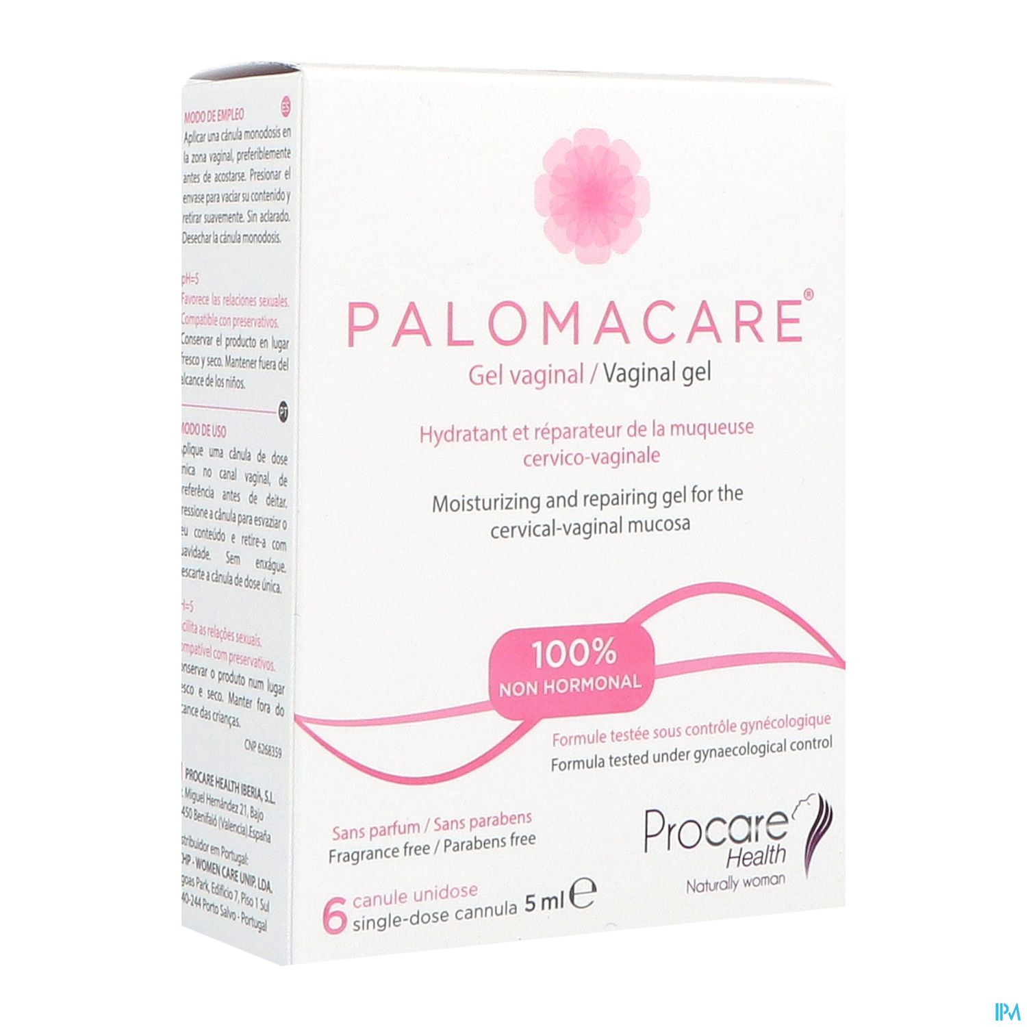 PALOMACARE GEL VAG CANULE 5ML 6