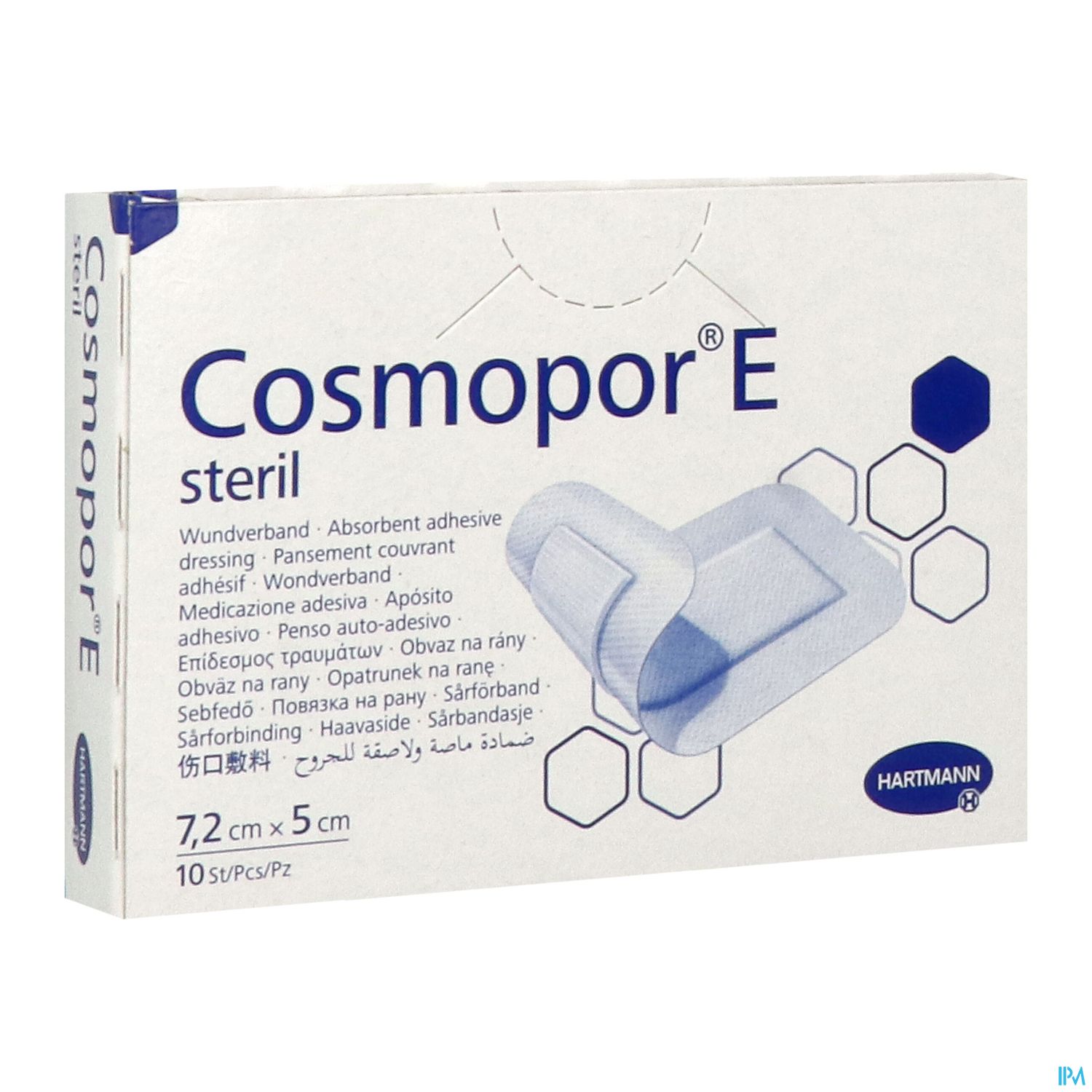 COSMOPOR E STERIL PANS ADH7.2X5 10
