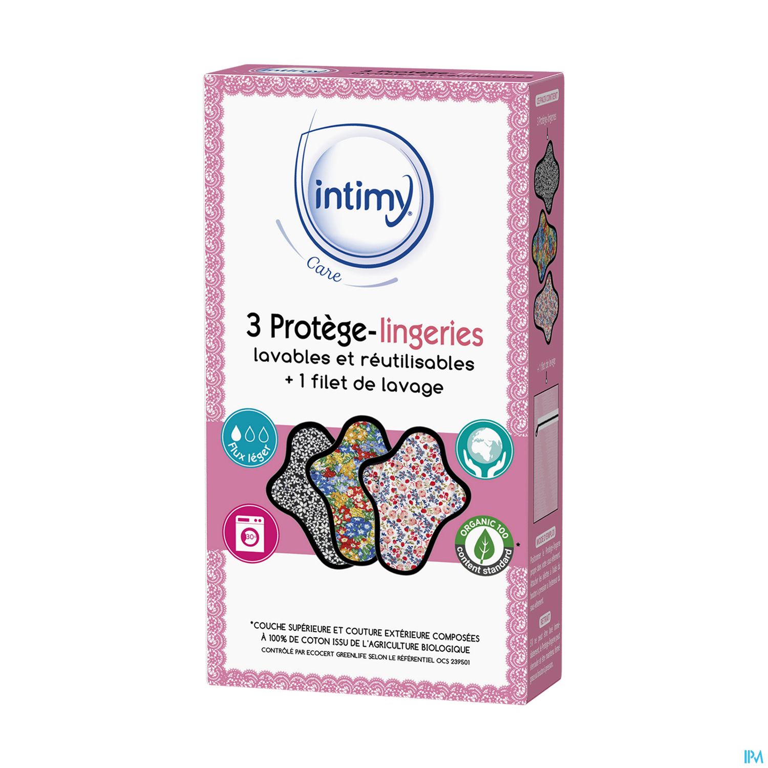 Intimy Care Protege Lingerie Lavable Reutilisable X3