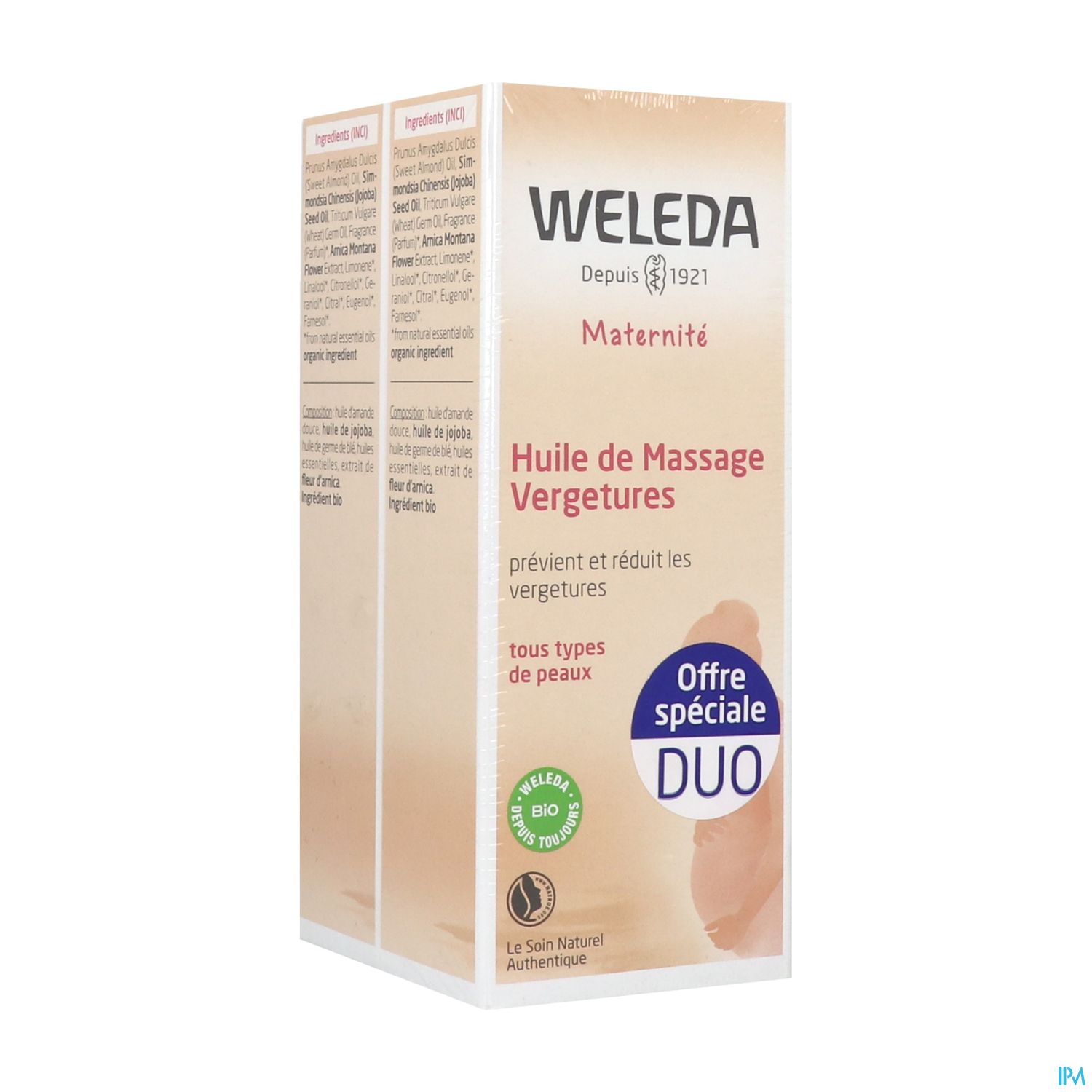WELEDA HLE MASSAGE VERGET 100MLX2