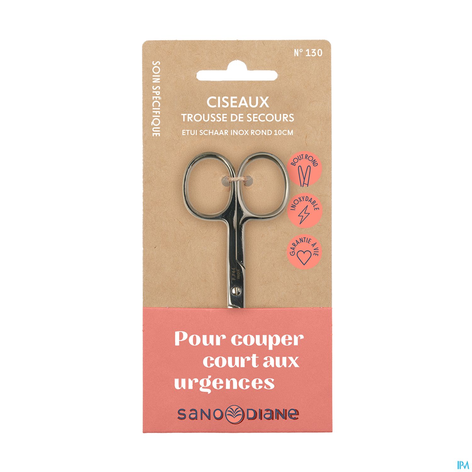 Sanodiane Ciseaux Trousse Bouts Ronds