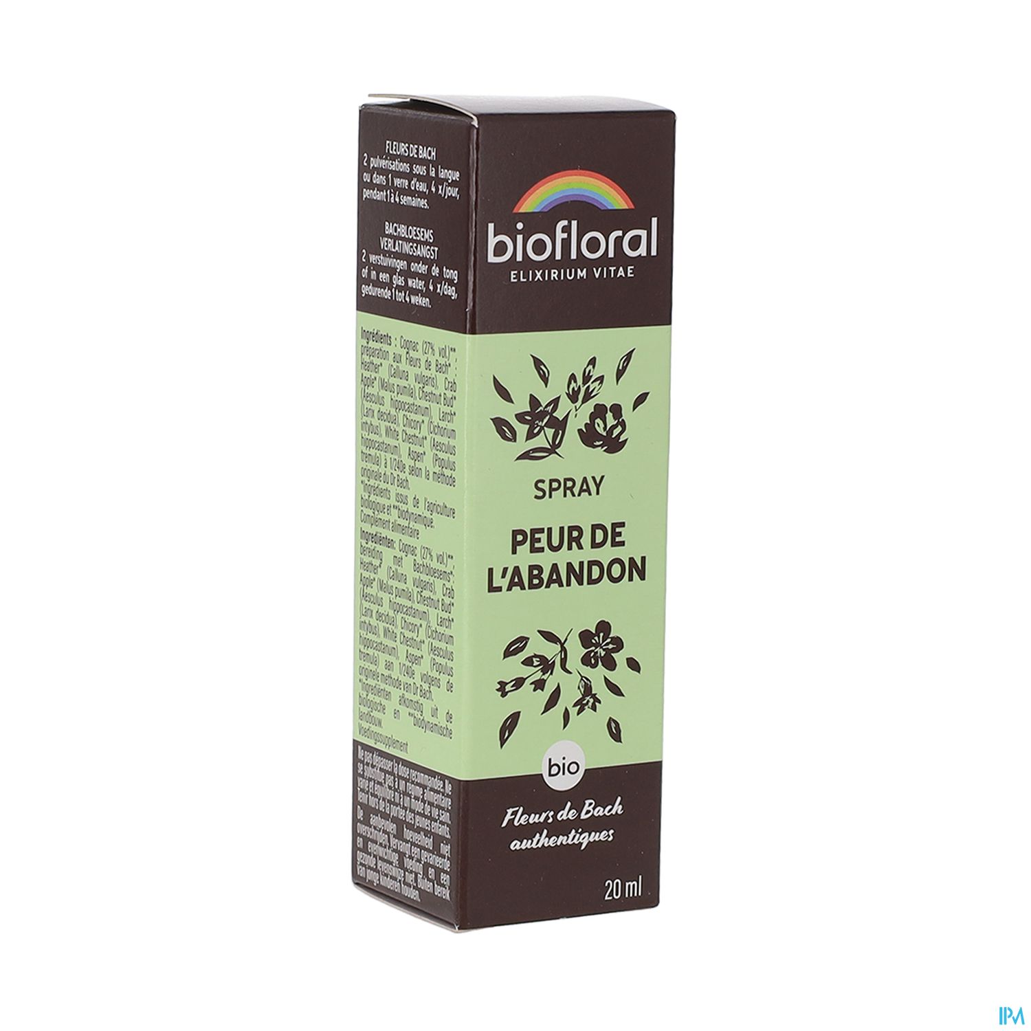Biofloral Peur De l Abandon Spray Bio Demeter 20ml