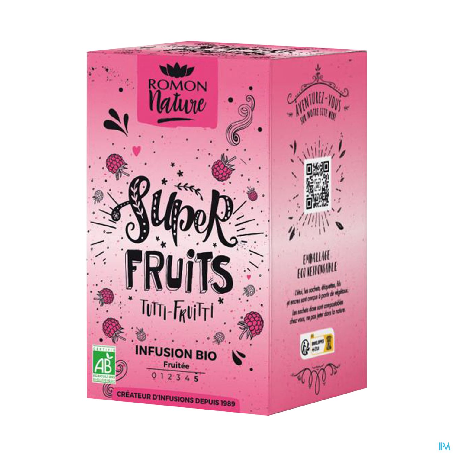 Romon Nature Tisane Plaisir Super Fruits Bio Infusette 1g8 16