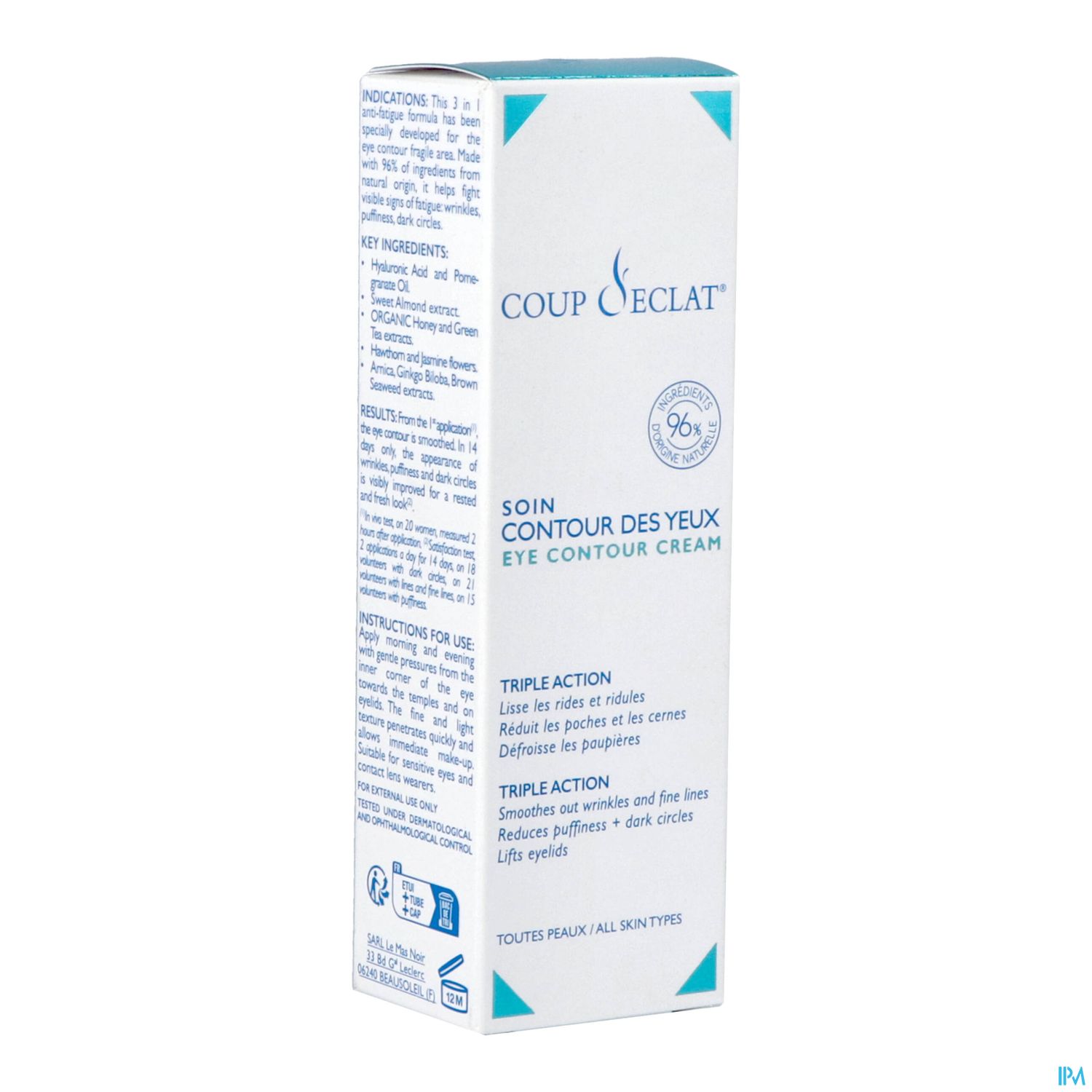 COUP-D-ECLAT SOIN CONT YEUX 15ML