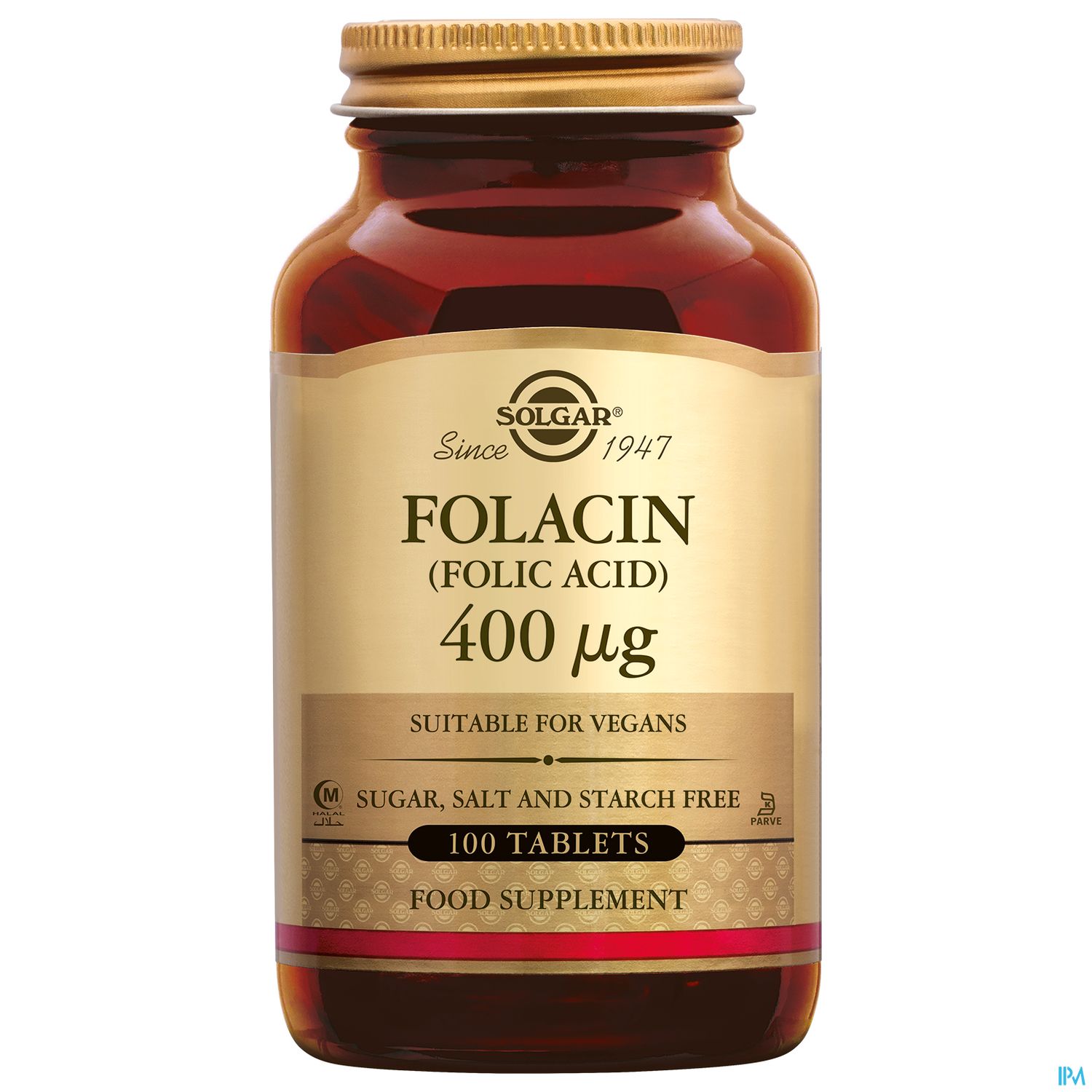 Solgar Vitamine B 9 400mcg Comprime 100