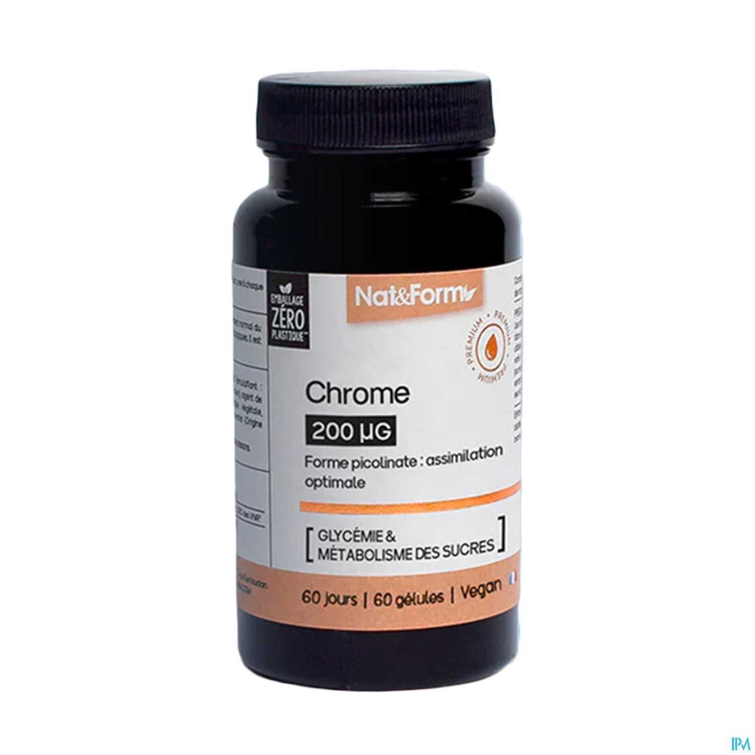 NAT&FORM CHROME 200MCG GELULE 60