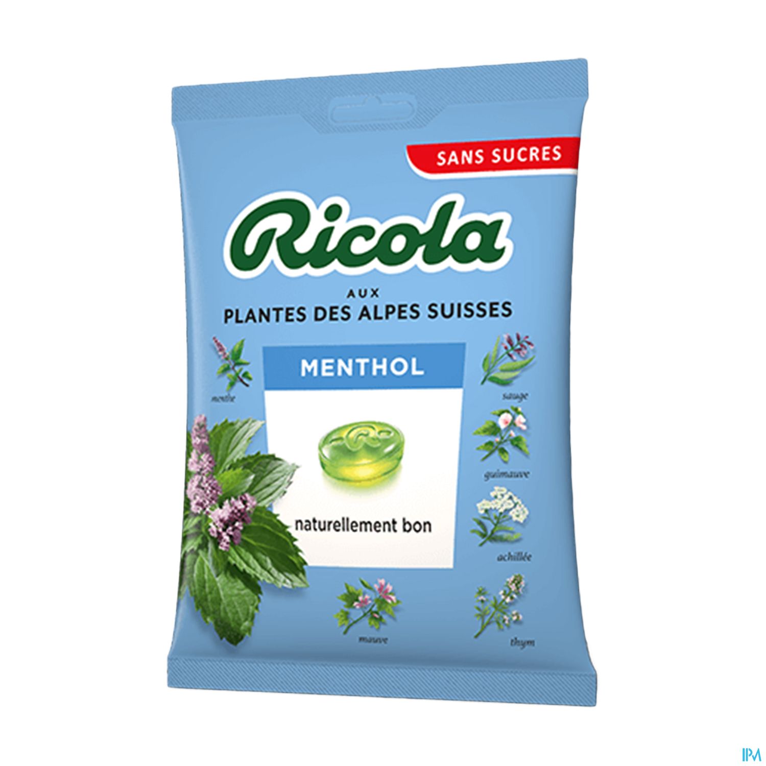 Ricola Sans Sucre Bonbon Menthol 70g