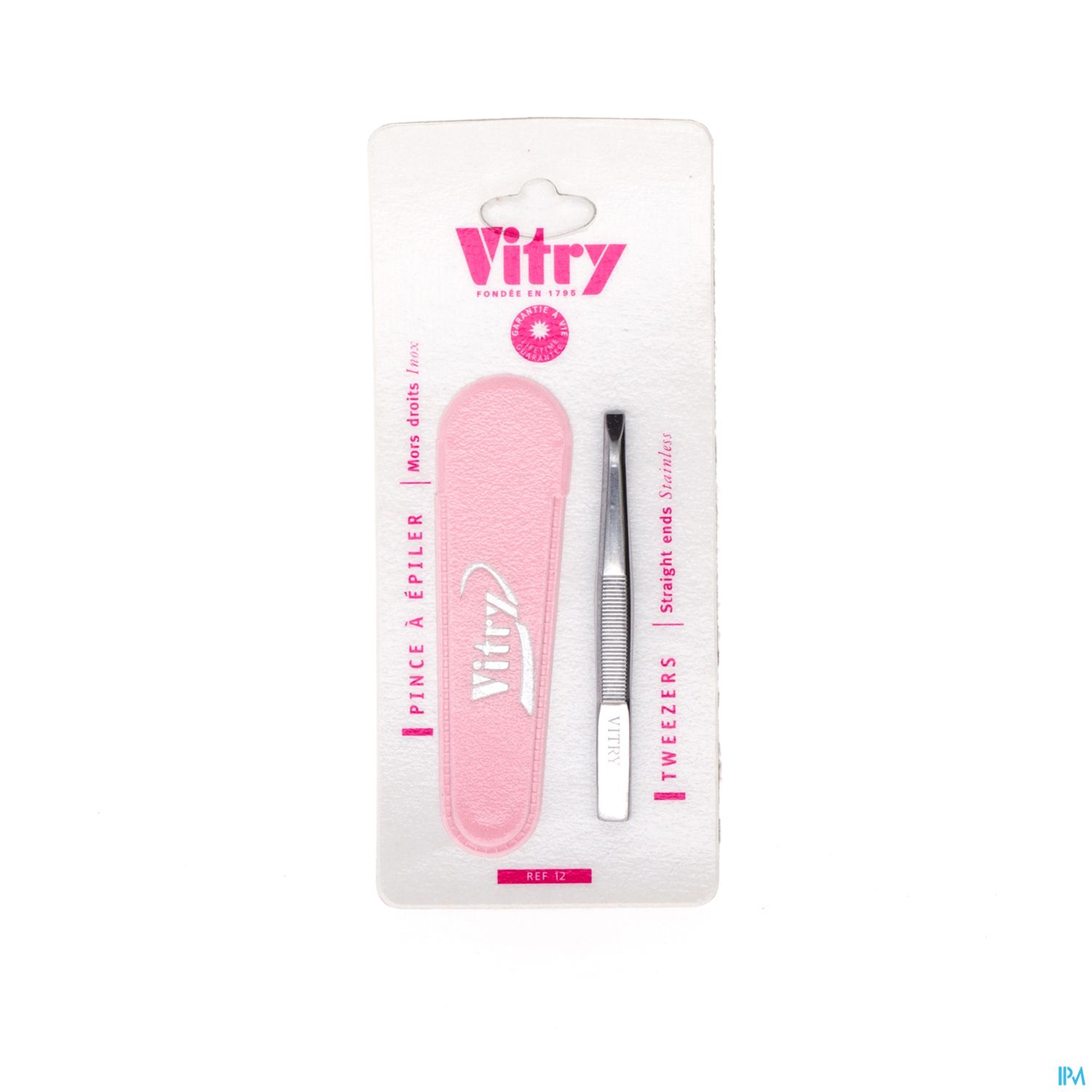 Vitry Pince A Epiler Mors Droit Inox