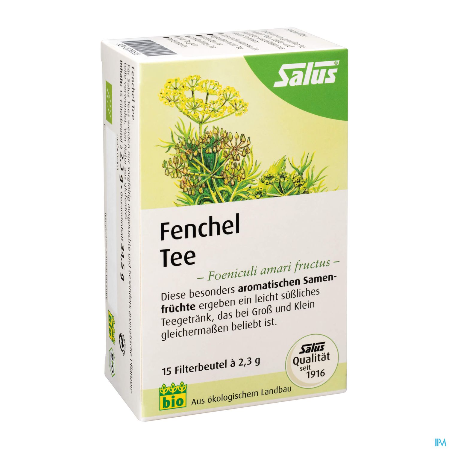 Salus Floradix Tisane Fenouil Bio Infusette 15