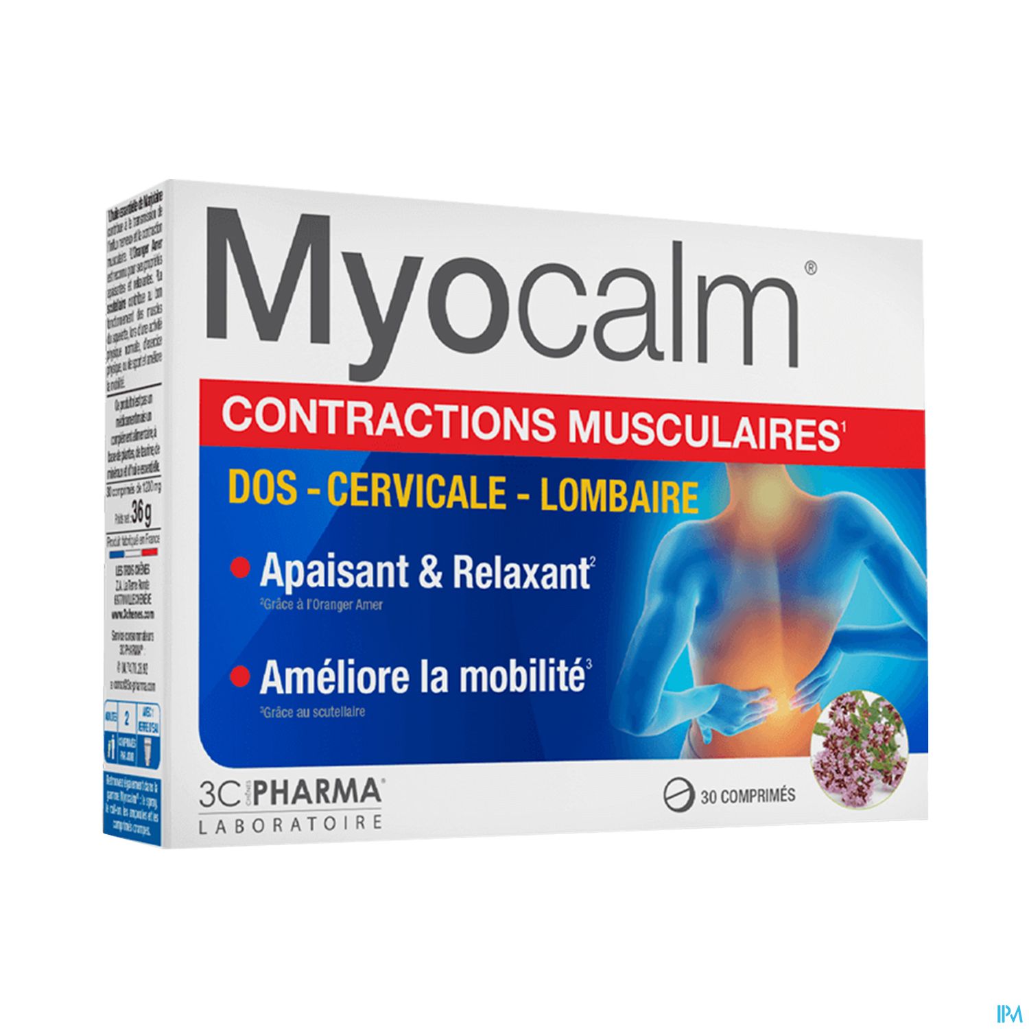 3C PHARMA MYOCALM CPR 30
