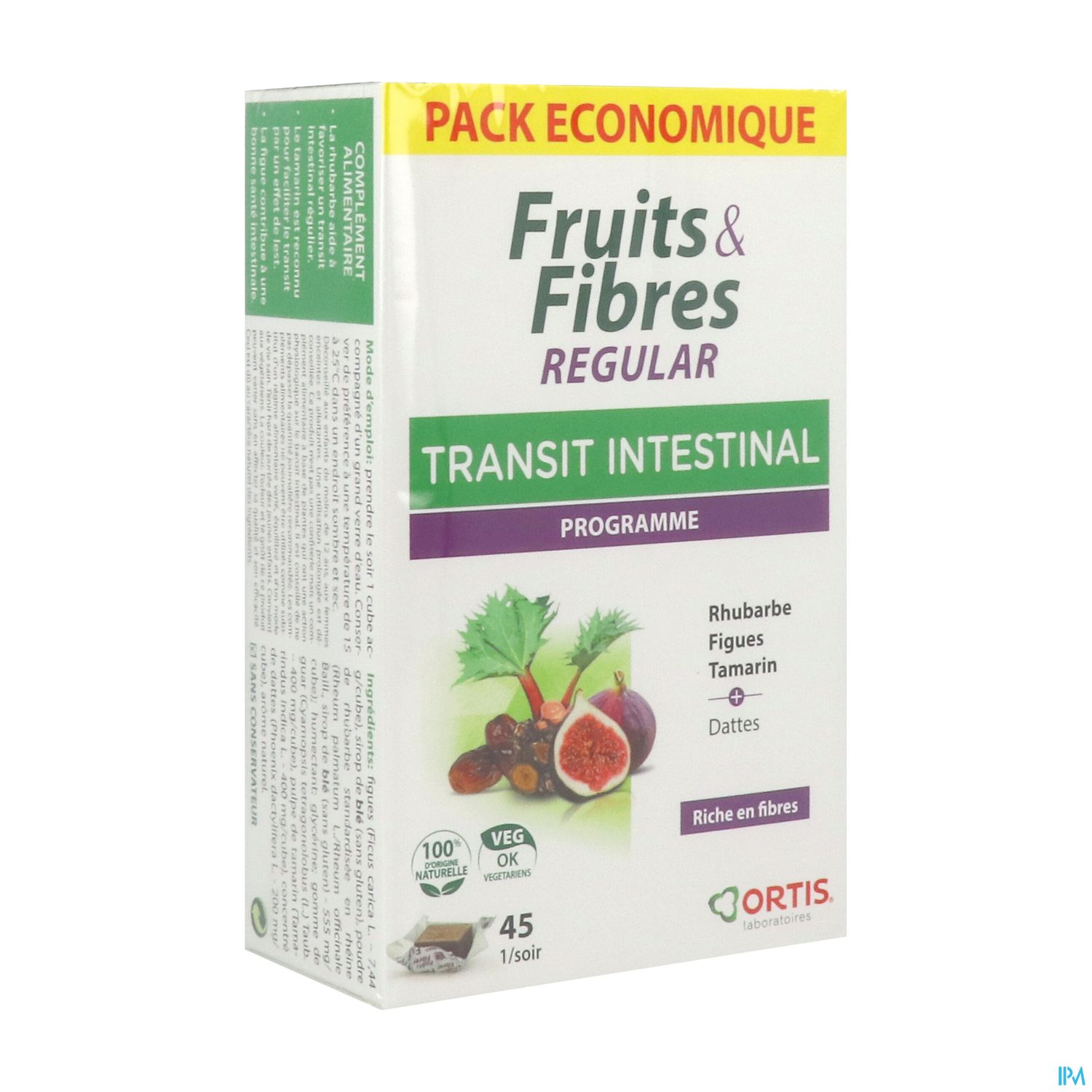 Ortis Fruits Fibres Regular Cube A Macher 45