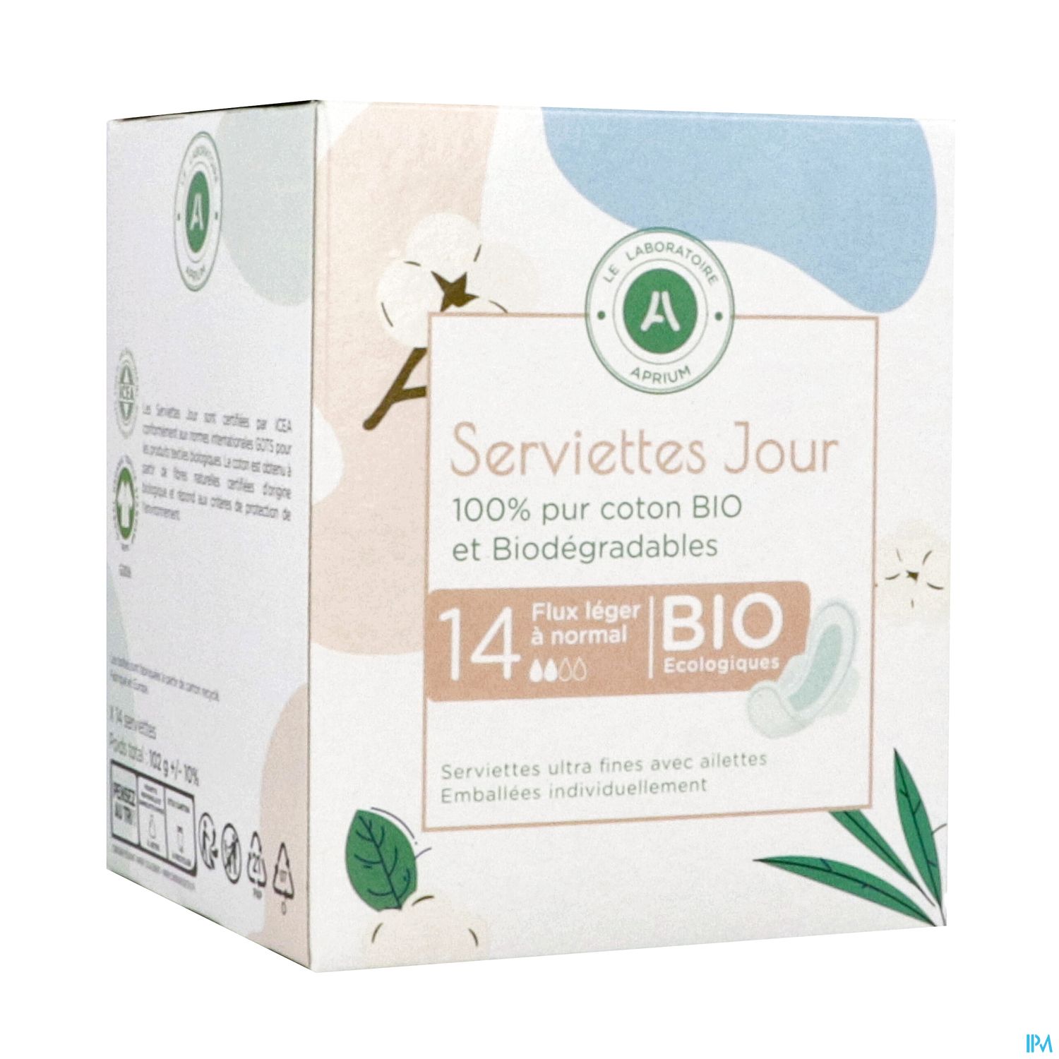 LABO APRIUM SERVIETTE HYG JOUR X14