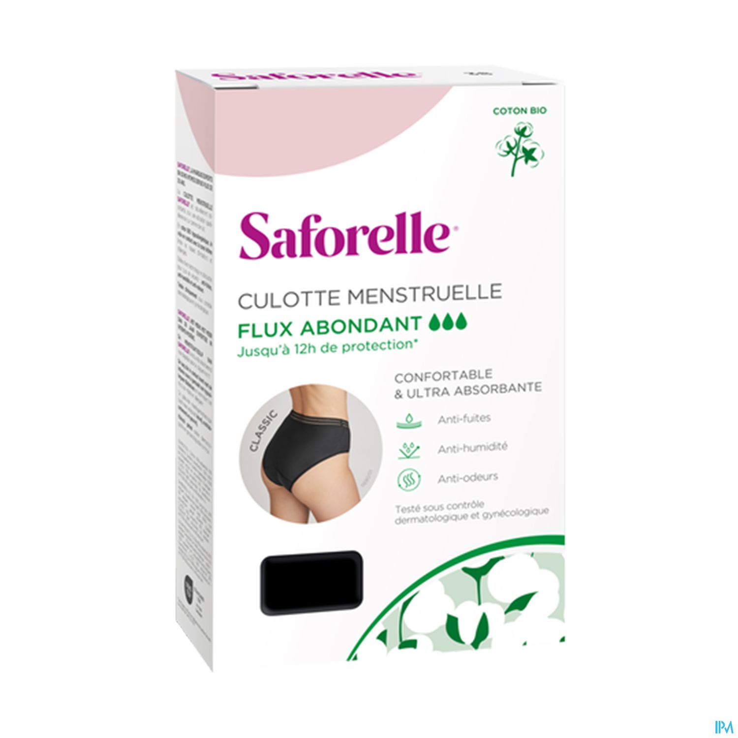 Saforelle Culotte Pour Les Regles Classic Flux Abondant T44