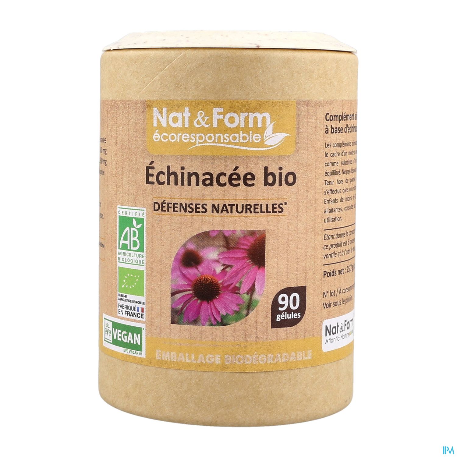 NAT&FORM ECO ECHINACE BIO GELVEG90