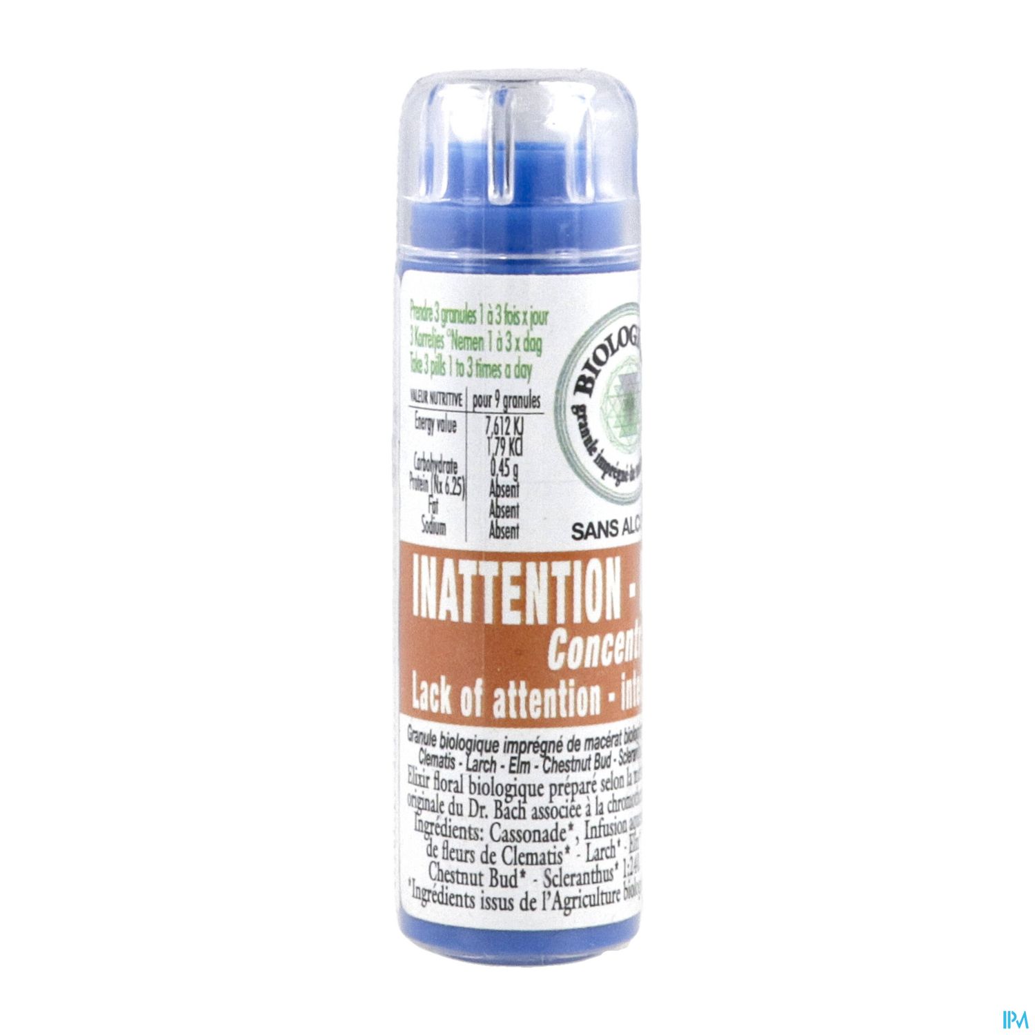 Eumadis Complexe Bach Inattention Bio Granules 130