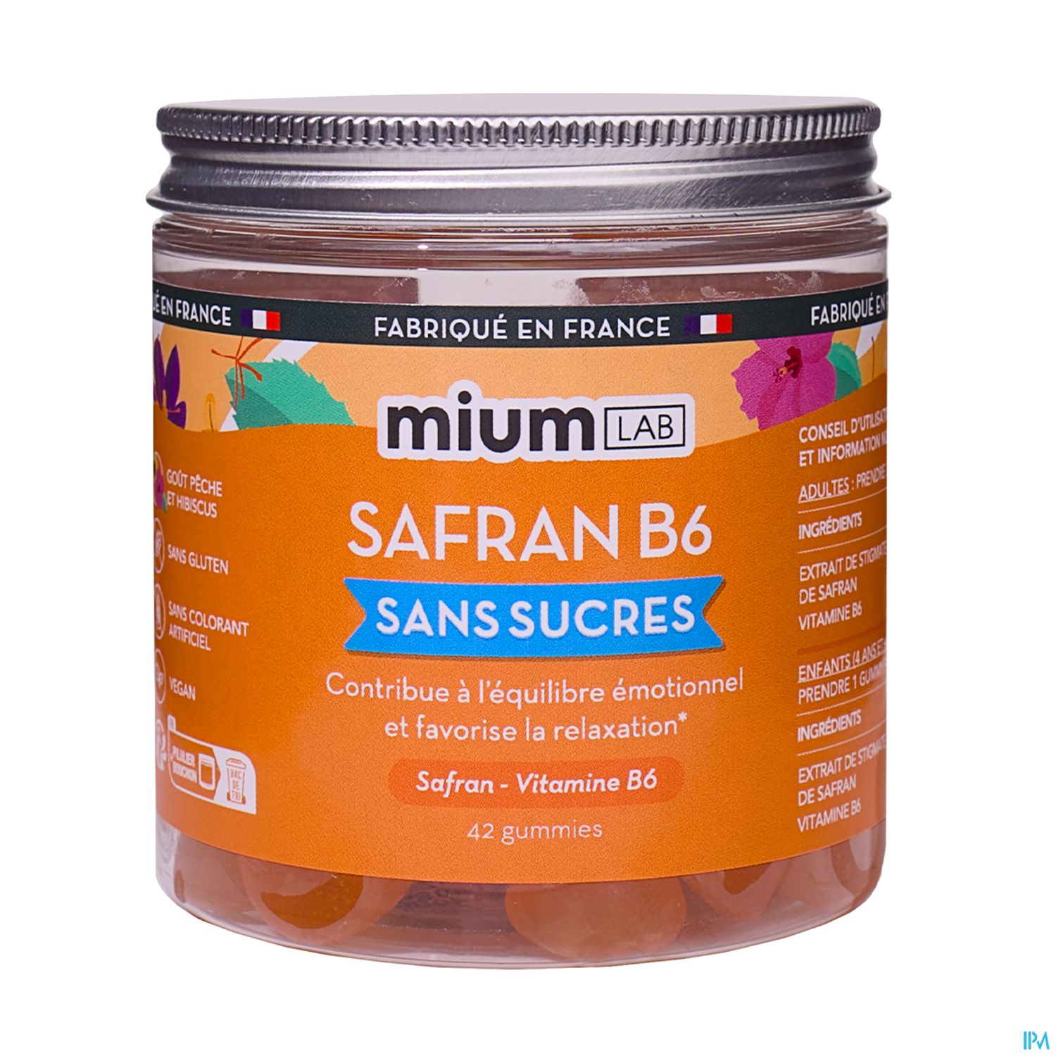 Mium Lab Safran Sans Sucre Gummies 42