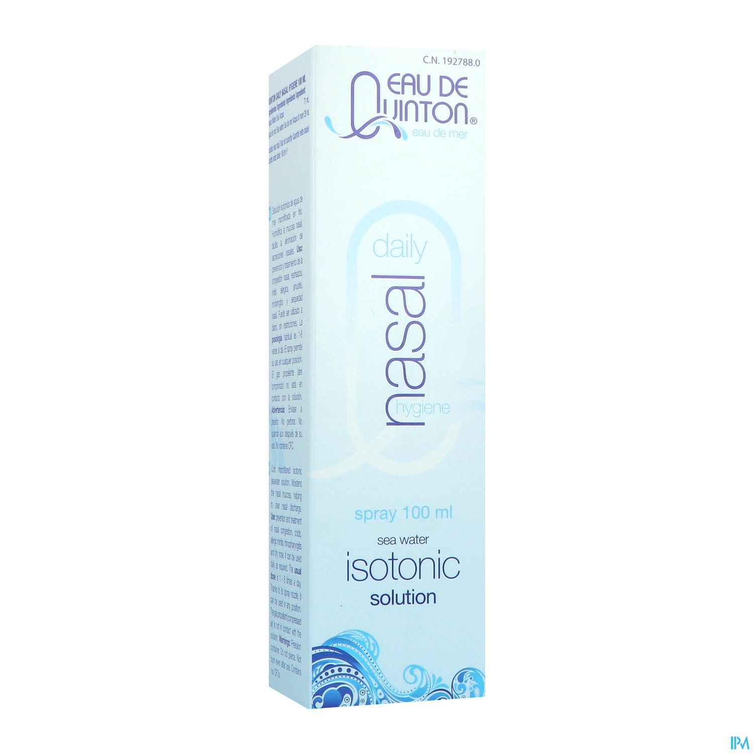 QUINTON DAILY HYG NAS ISO SPR100ML