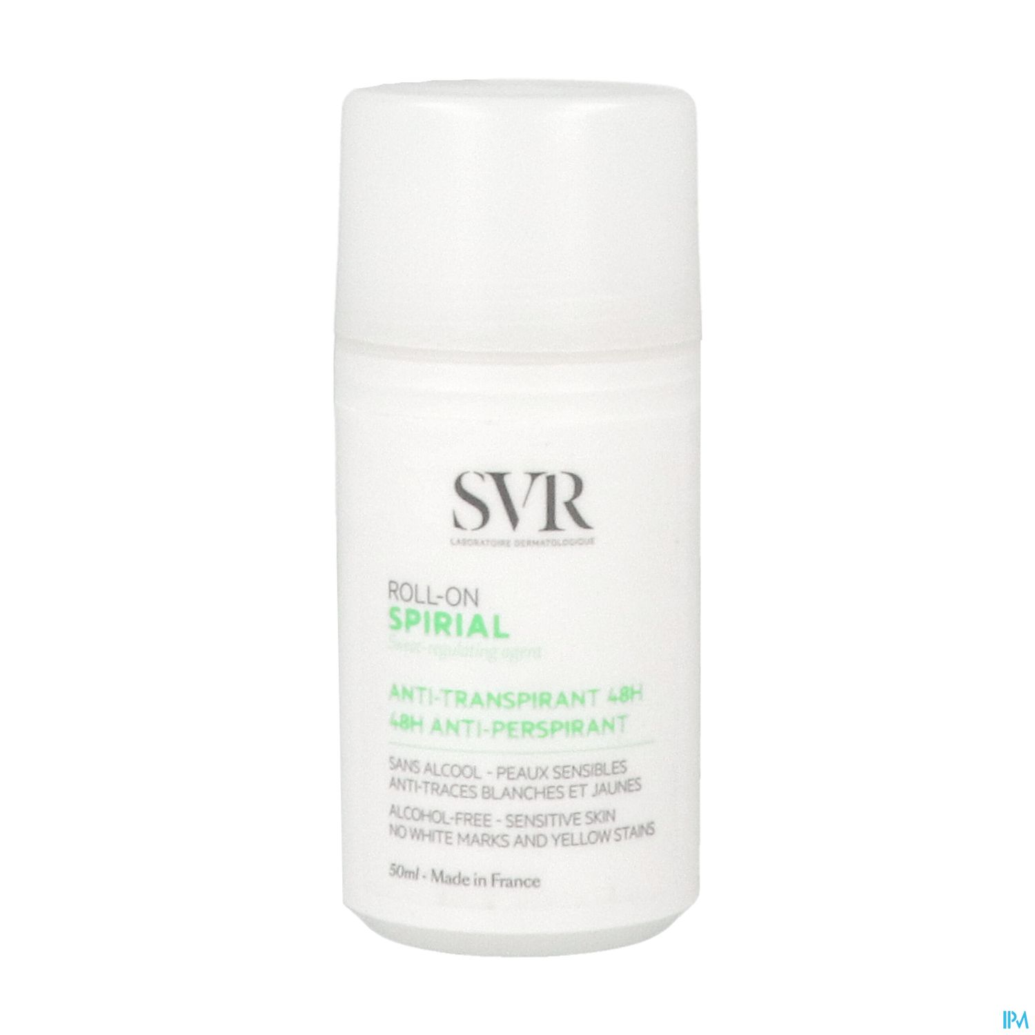 Svr Spirial Soin Deodorant Antitranspirant Sans Alcool Roll On 50ml