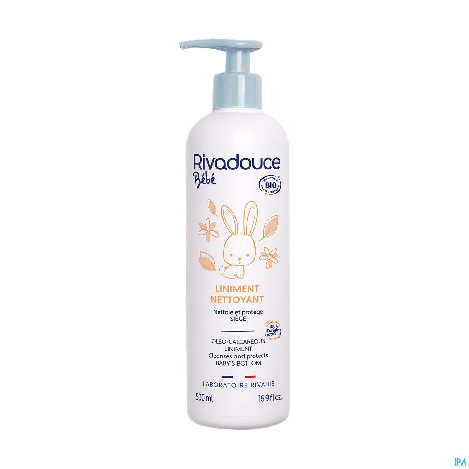 Rivadouce Bebe Liniment Nettoyant Change Bio 500ml