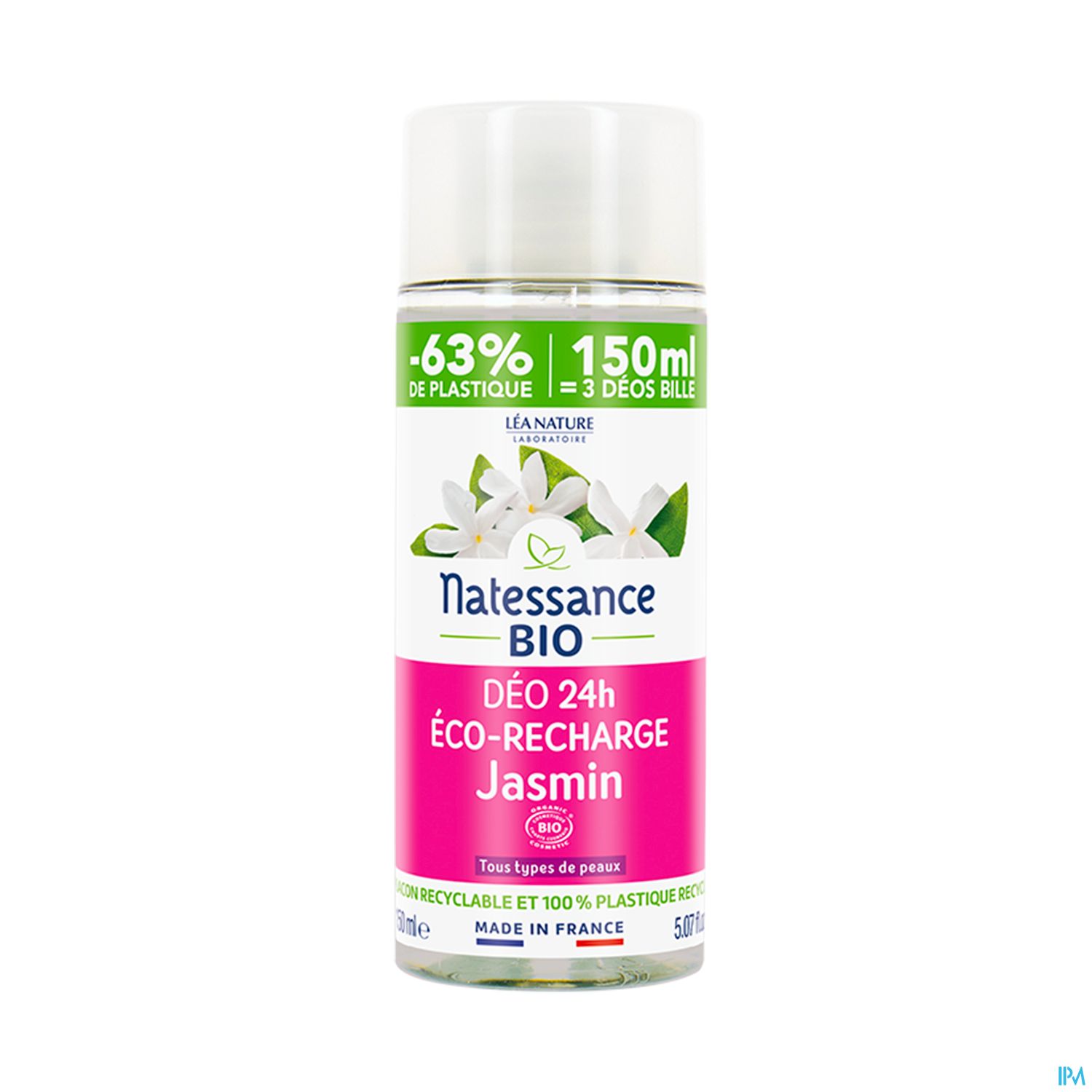NATESSANCE BIO DEO RECH JASM 150ML