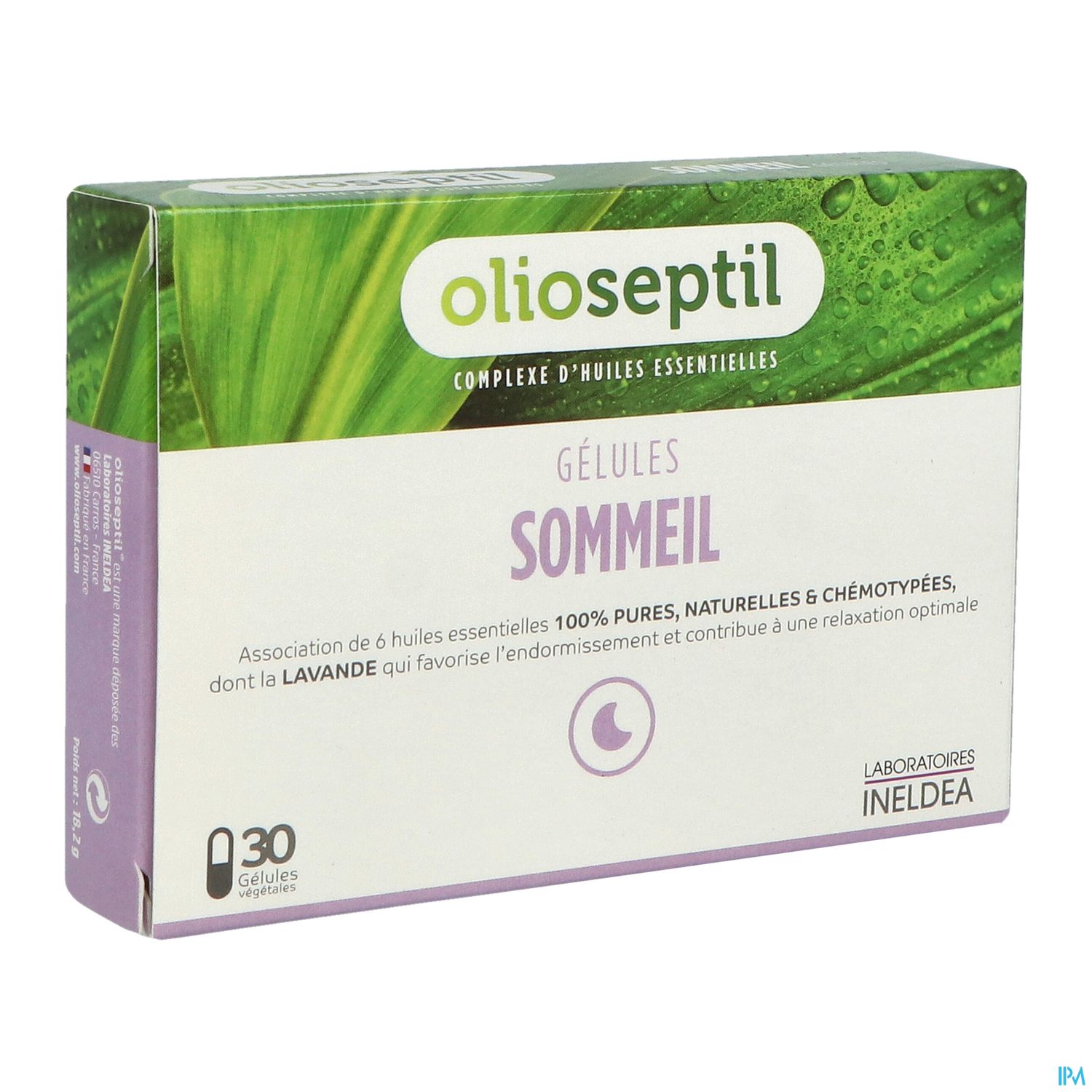 Ineldea Olioseptil Sommeil Detente Gelule 30