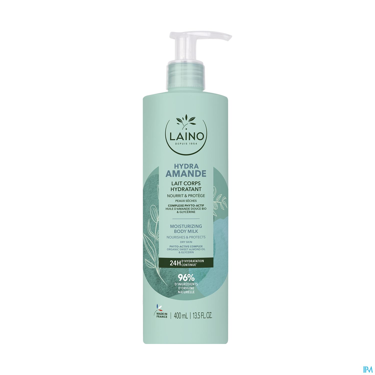 LAINO LAIT HYDRAT AMAND DCE 400ML
