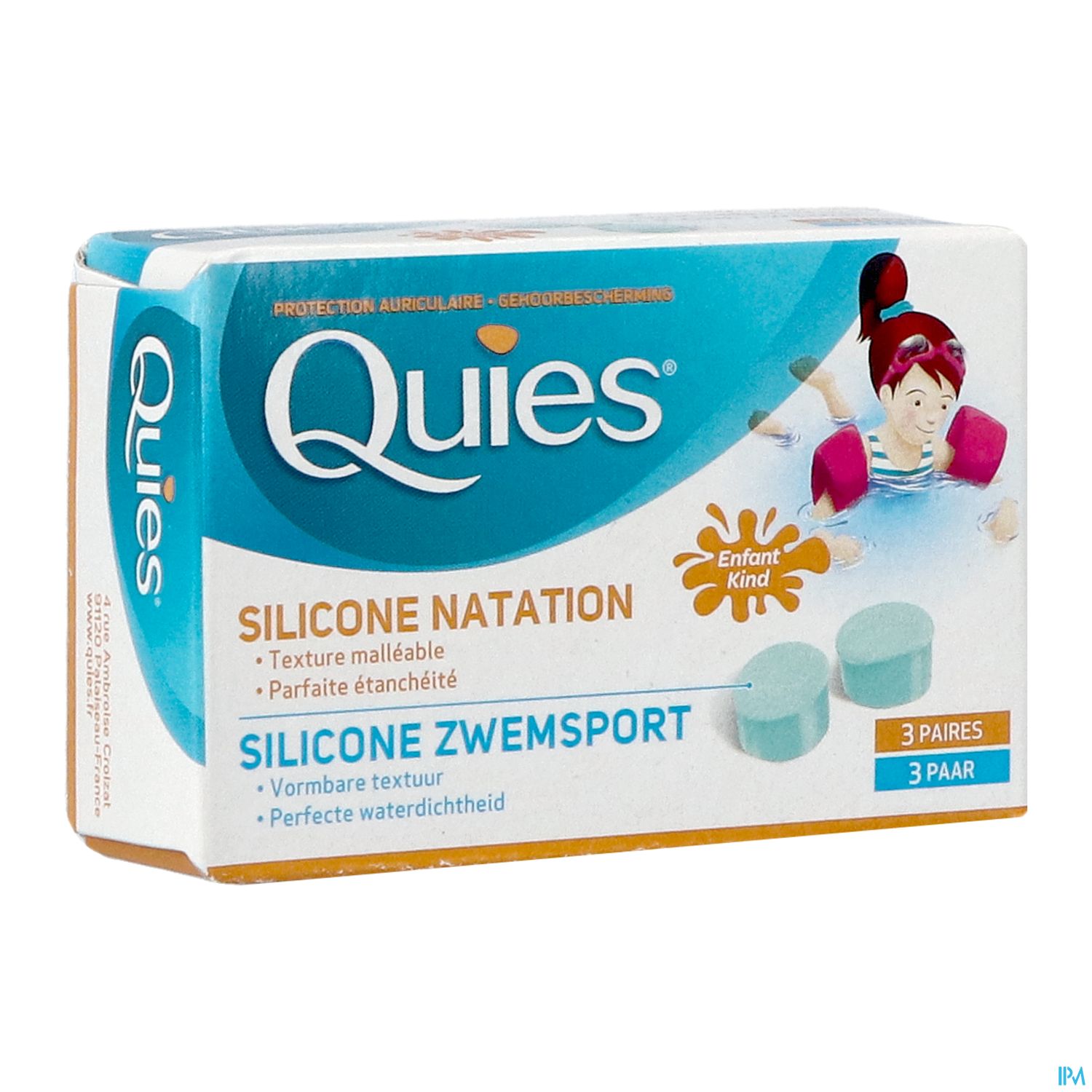 QUIES PROT AURIC SIL NATATION ENF6