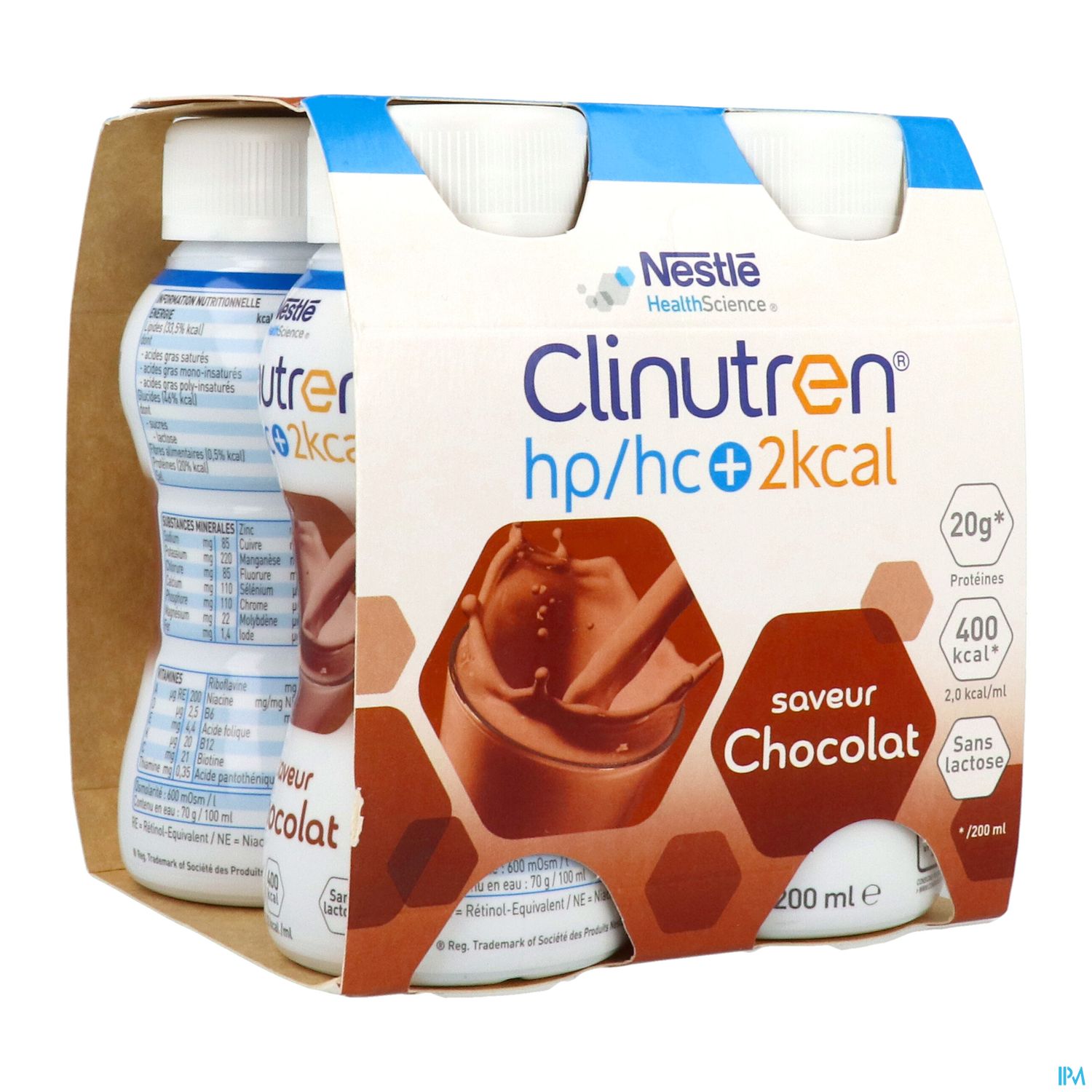 CLINUTREN BOISS 2KCAL CHOC 200MLX4 — Pharmacie Européenne 24/24 by Nexum