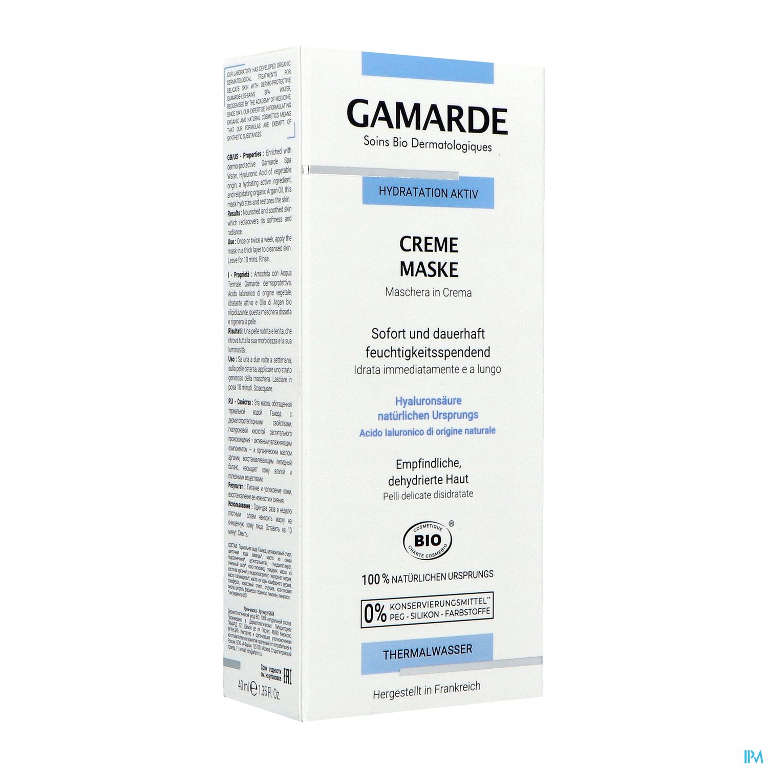 GAMARDE HYDR ACTIVE MASQ/CR 40G