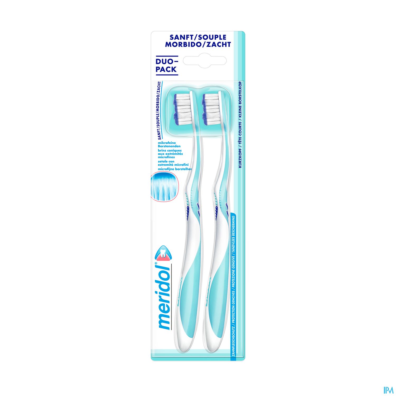 Meridol Brosse A Dents Gencives Fragiles Souple X2