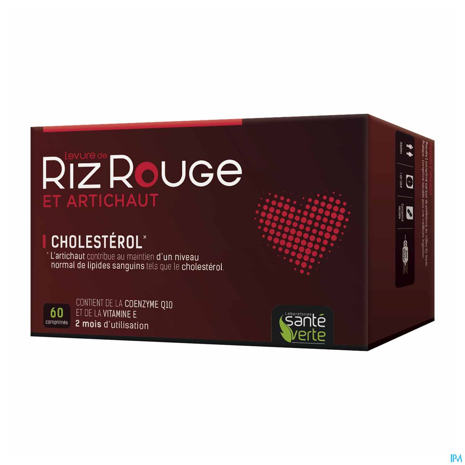 Sante Verte Levure De Riz Rouge Comprime 60