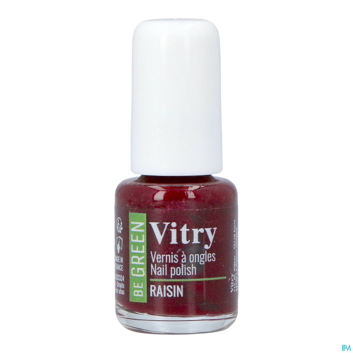 Vitry Be Green Vernis Ongles Raisin 6ml