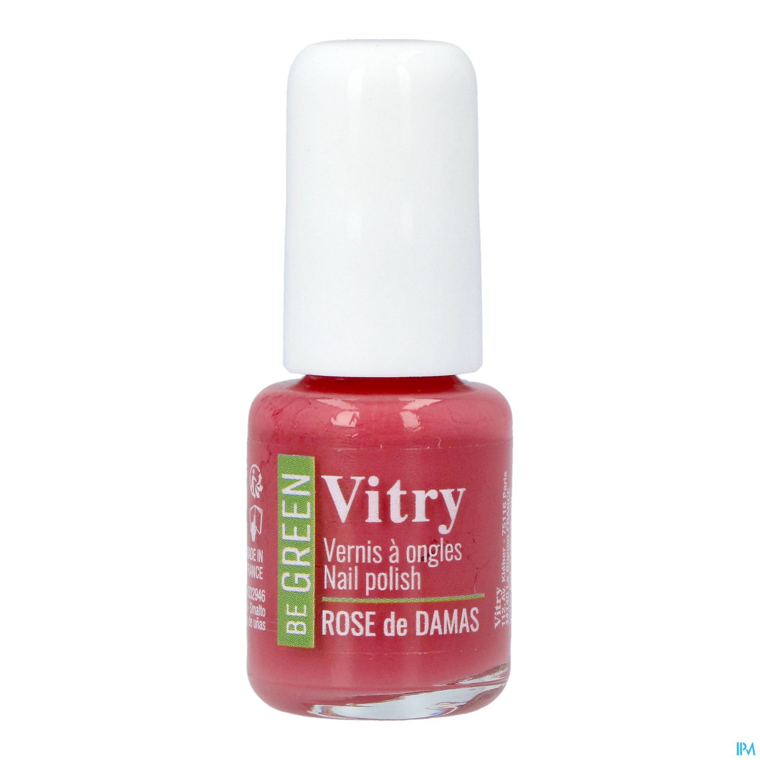 Vitry Be Green Vernis Ongles Rose De Damas 6ml