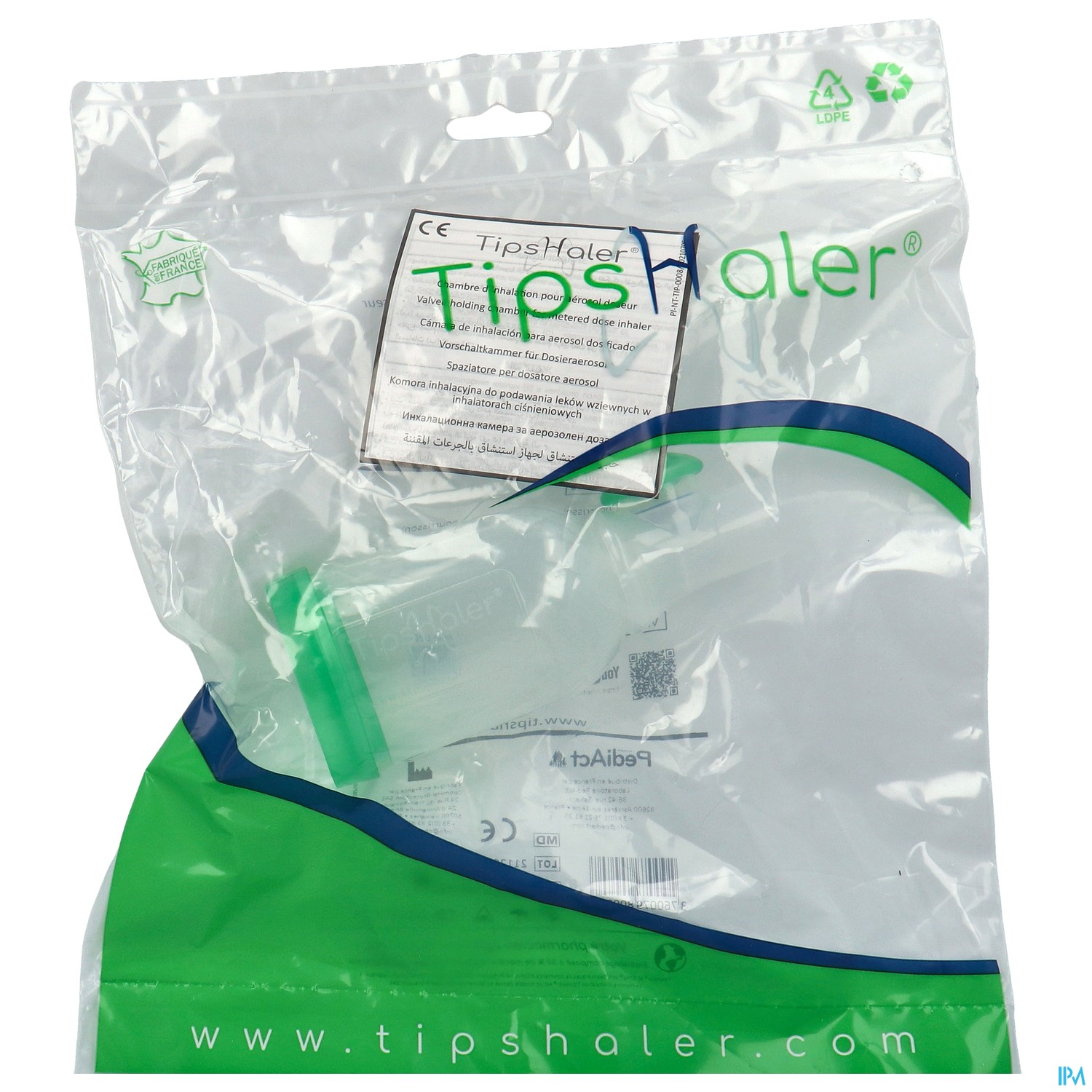 TIPS HALER CH INH S MASQ ENF ADULT