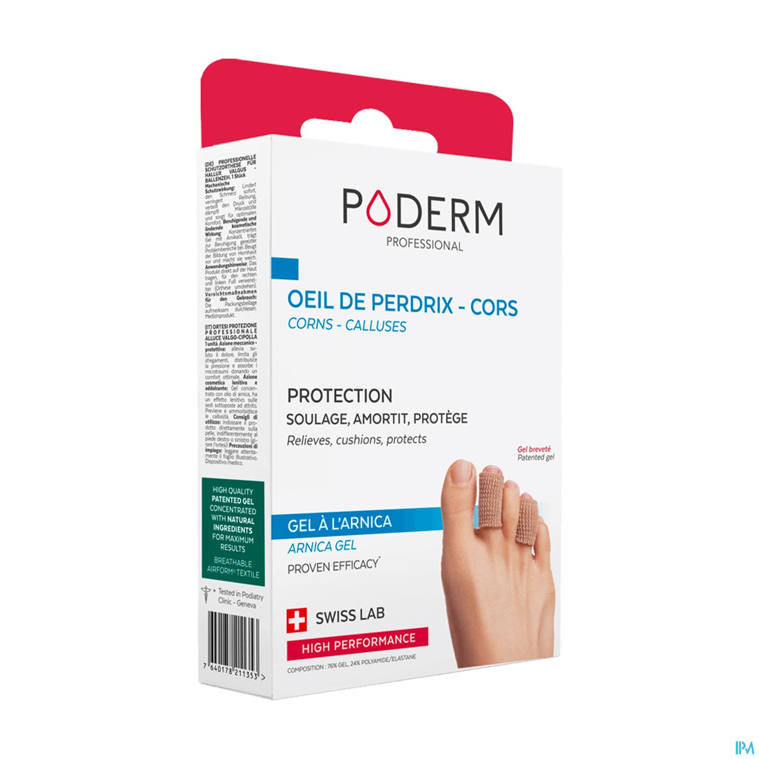 Poderm Oeil De Perdrix Cors Digitube Avec Gel D'arnica Small 2