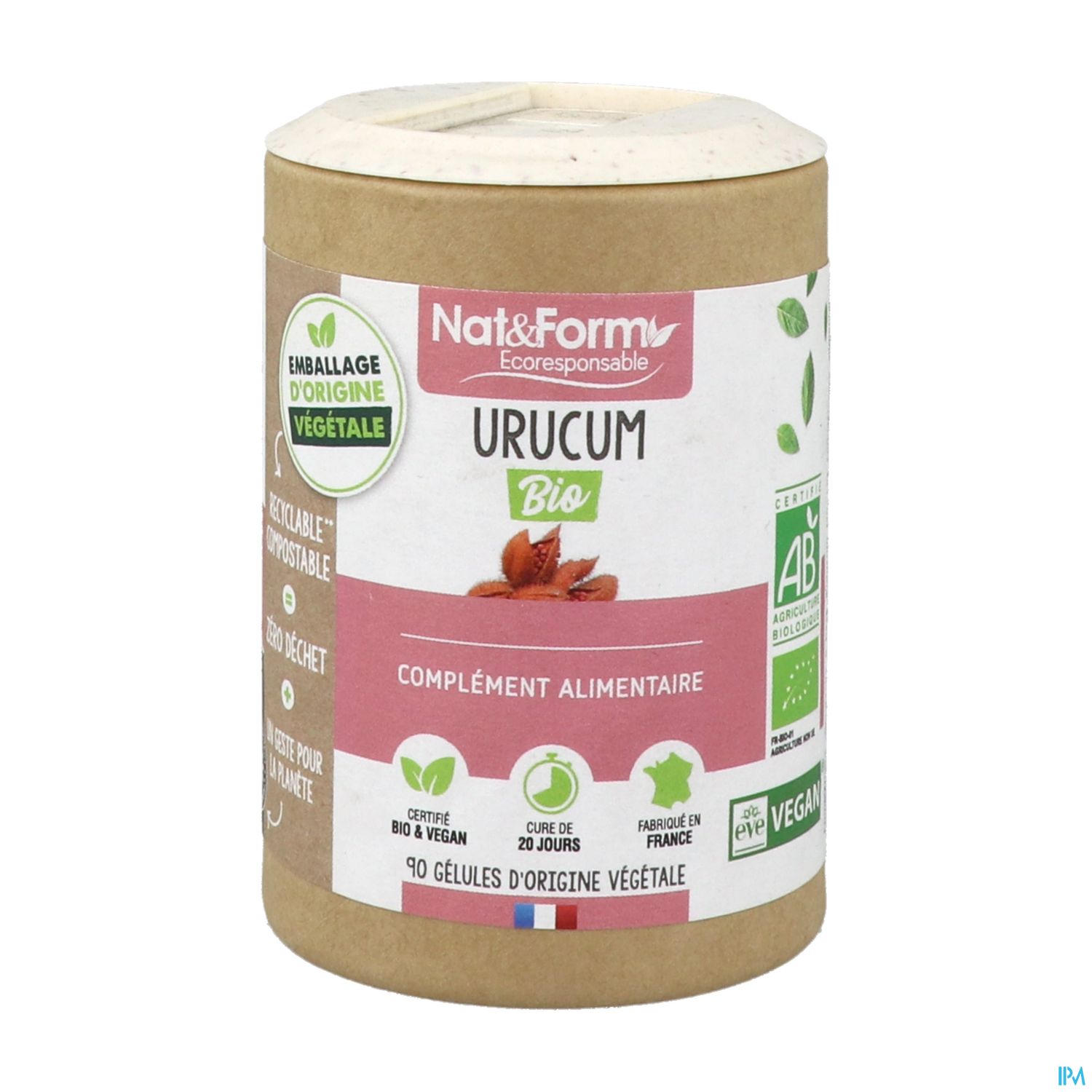 NAT&FORM ECO URUCUM BIO GELUL 90