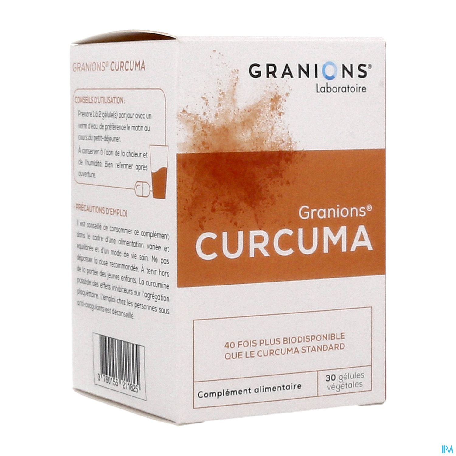 GRANIONS CURCUMA GELUL 30