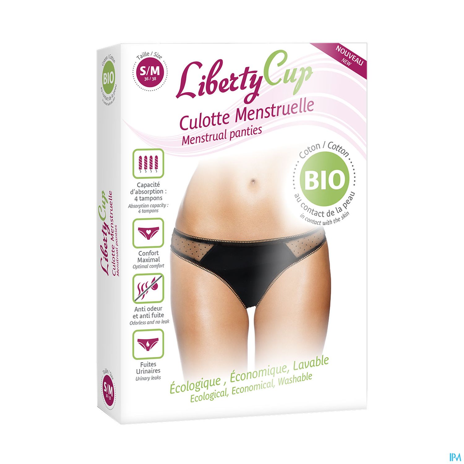 LIBERTY CUP CULOT MENS PLU NOI S/M
