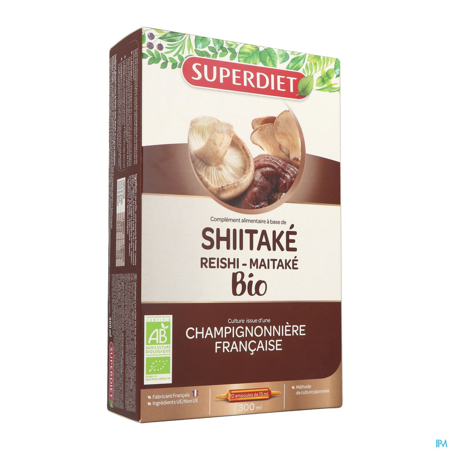SUPERDIET SHIITAK/REISHI BIO AMP20