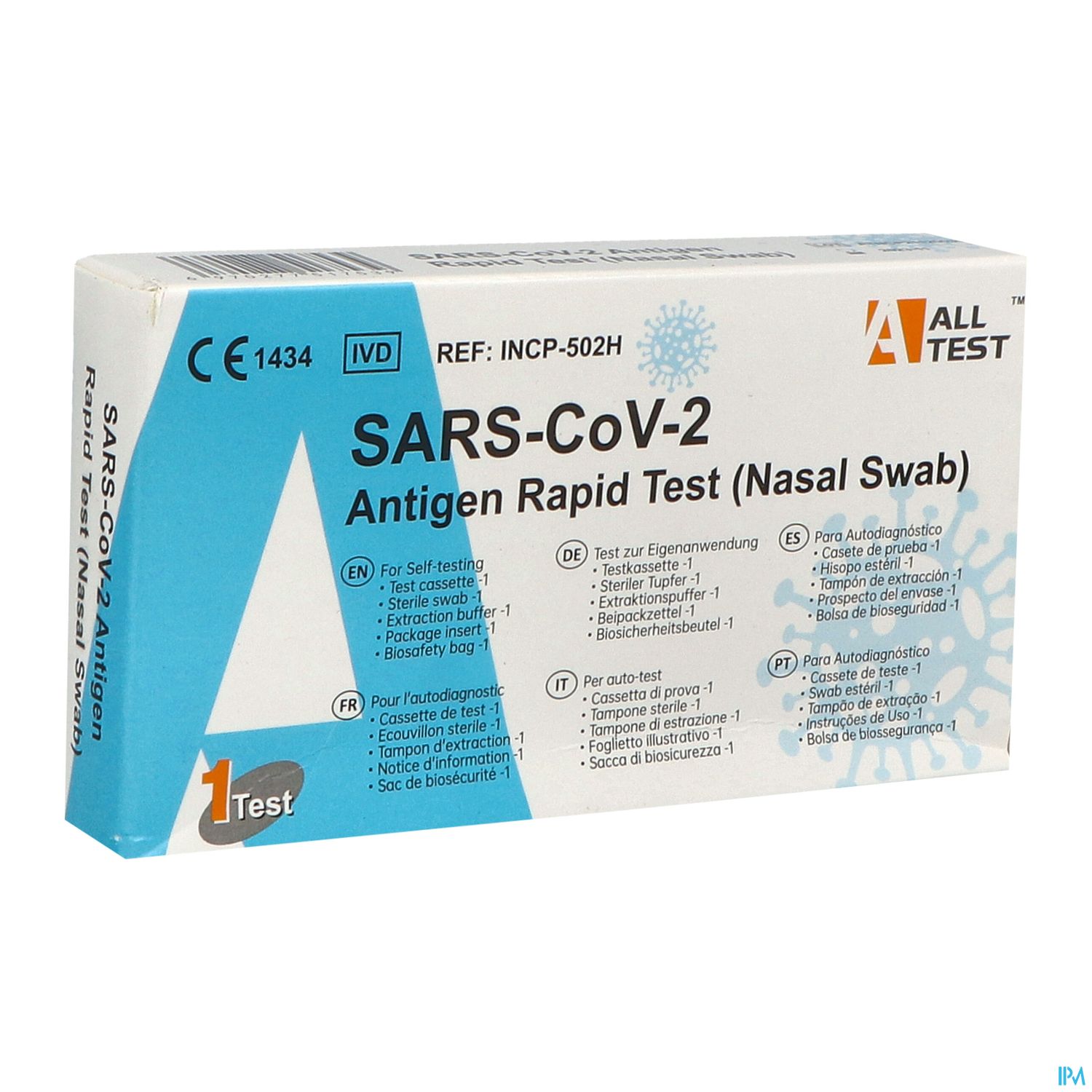 ALL TEST RAPID AG SRAS-COV-2 X1