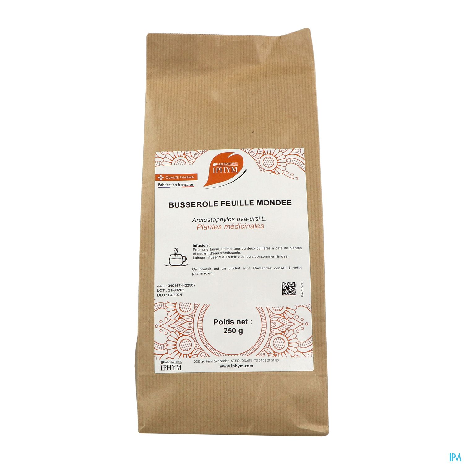 Iphym Busserolle Feuille Entiere 250g