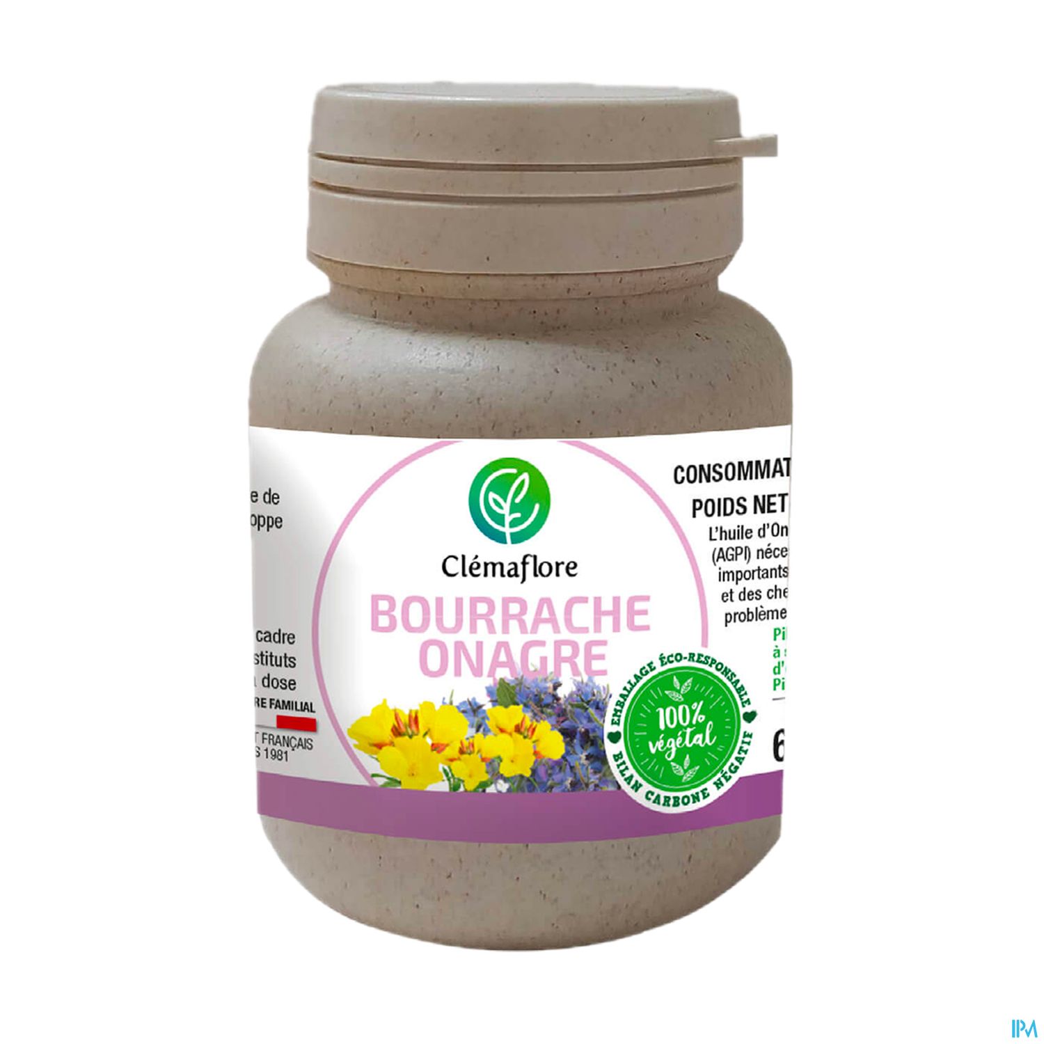 Clemaflore Bourrache Onagre Gelule 60
