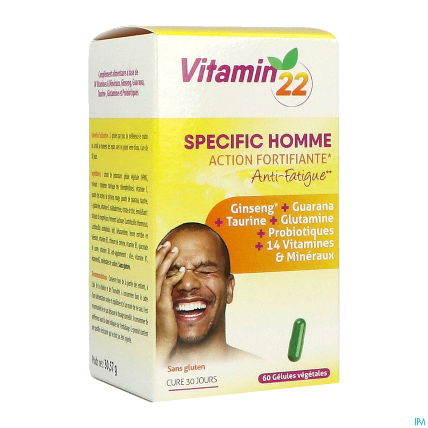 Vitamin 22 Specific Specific Homme Gelule 60