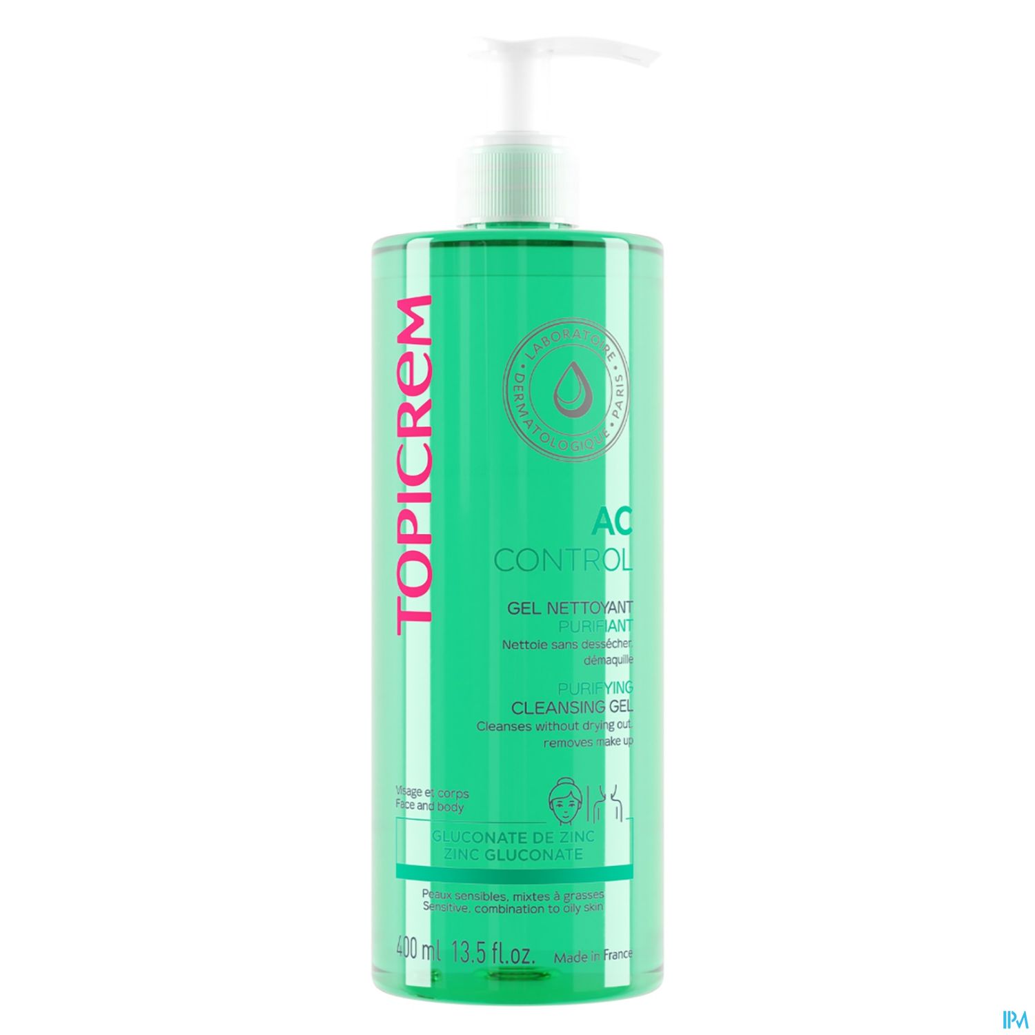 TOPICREM AC CONT GEL NETT PUR400ML