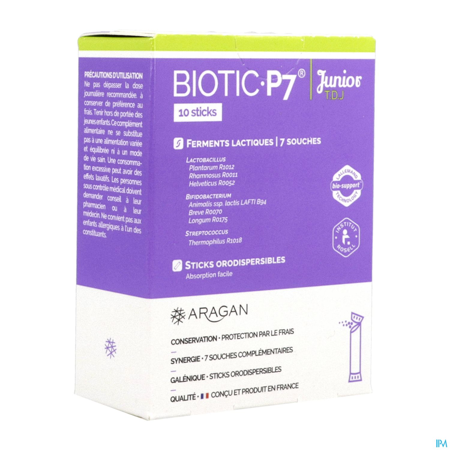 ARAGAN BIOTIC P7 JUNIOR STICK 10