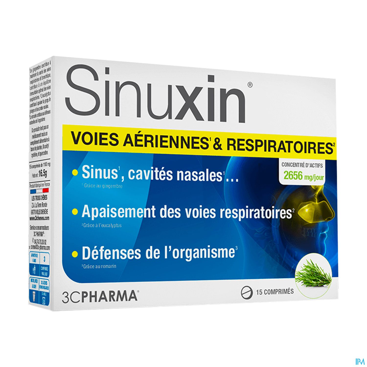 3C PHARMA SINUXIN CPR 15