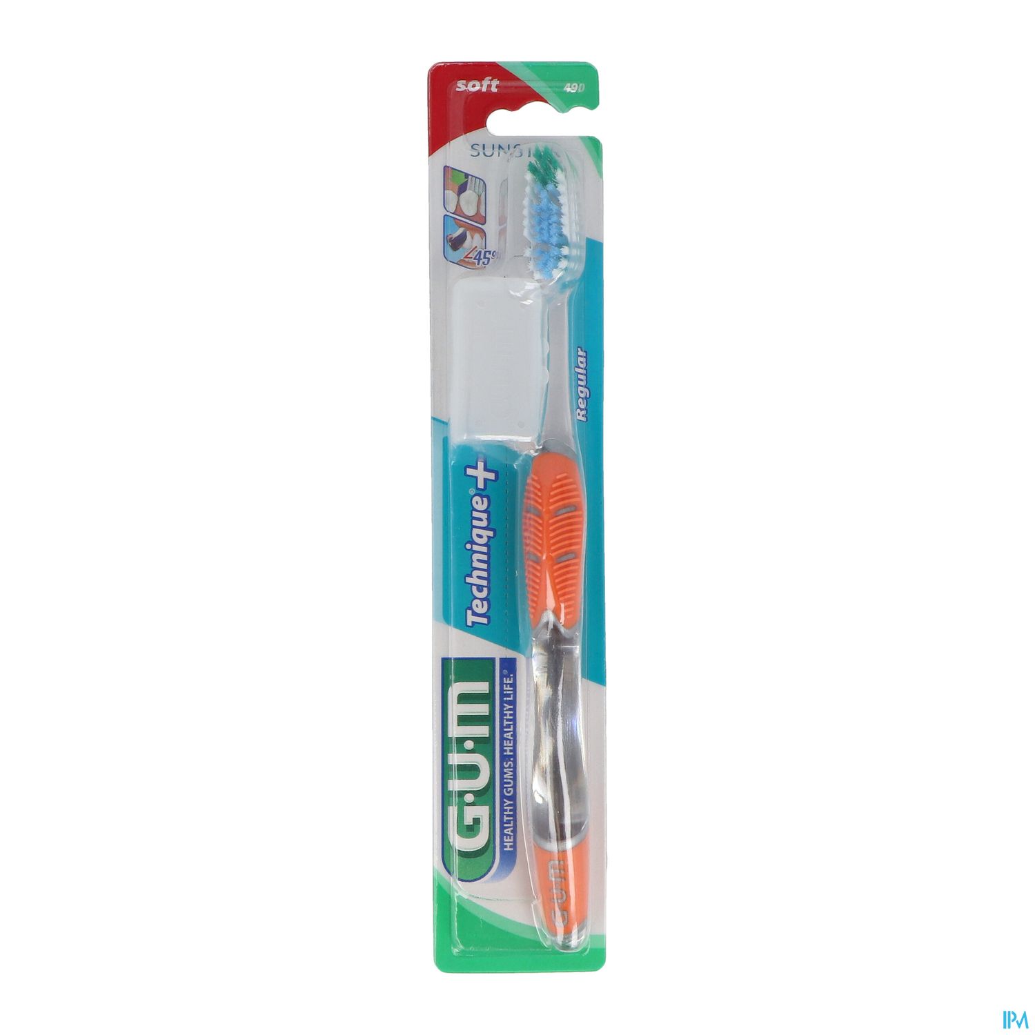 Gum Technique+ Brosse A Dents Adulte Souple Regular