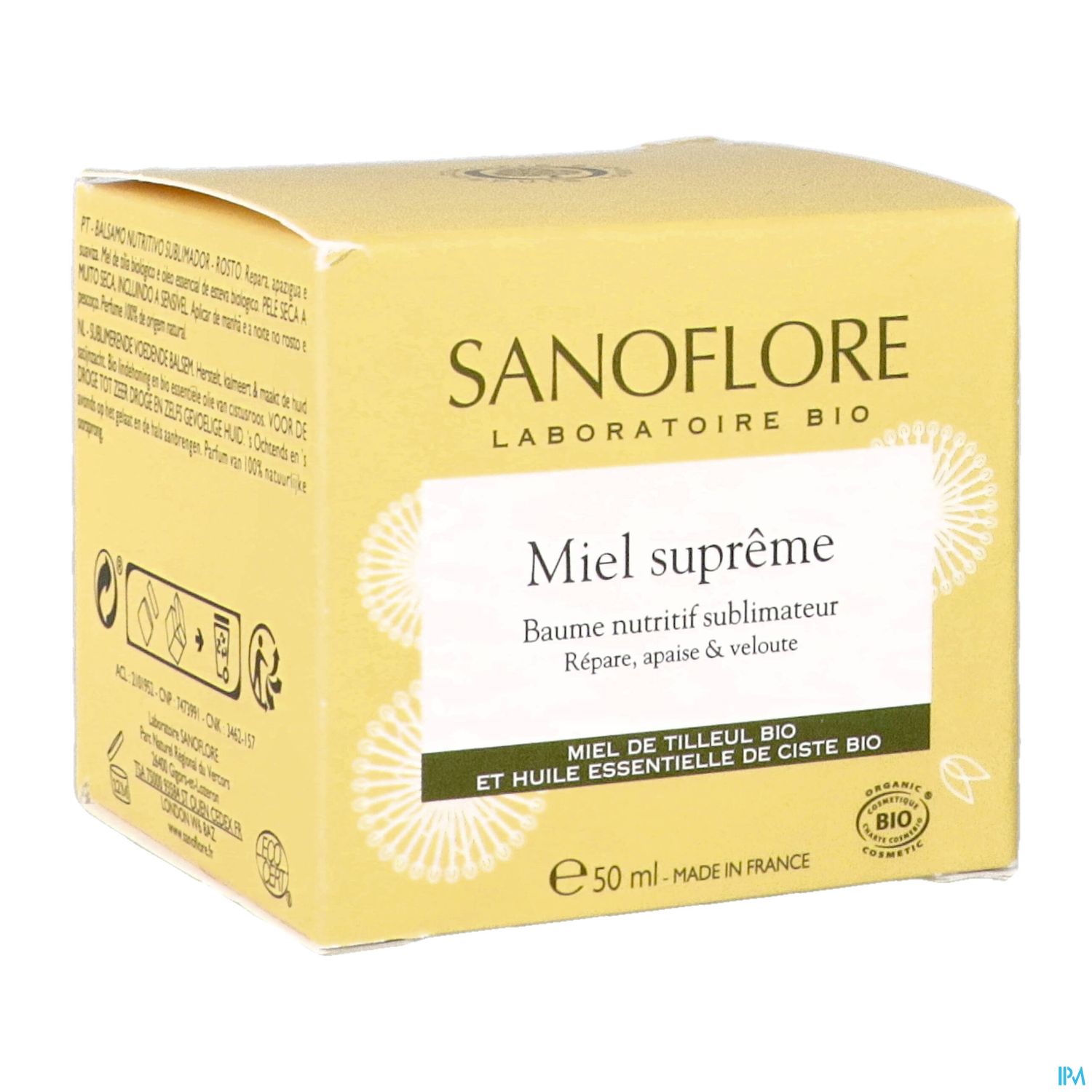 SANOFLORE MIEL BAUME NUTRITIF 50ML