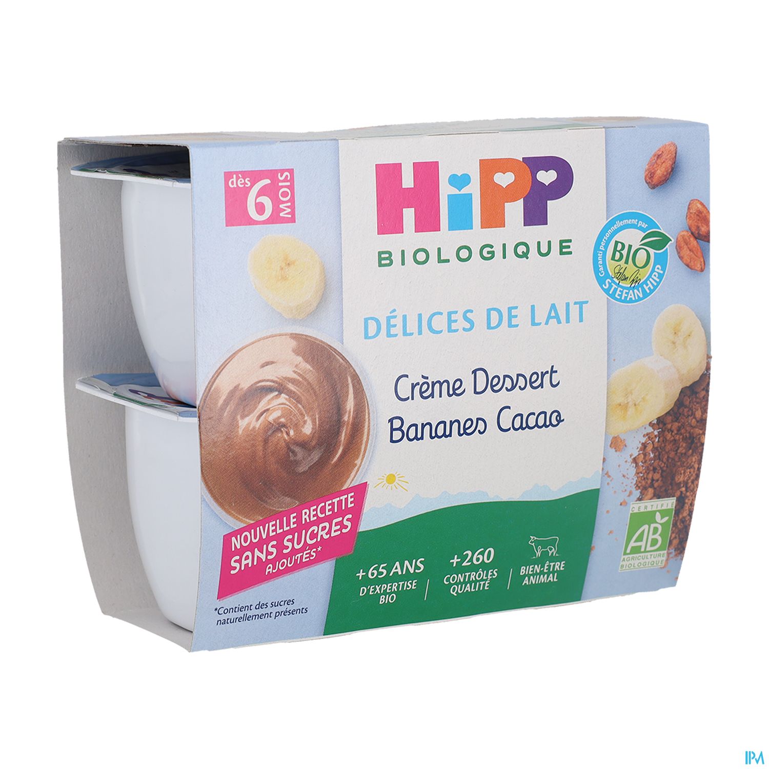 HIPP CREME DESSERT CACAO X4