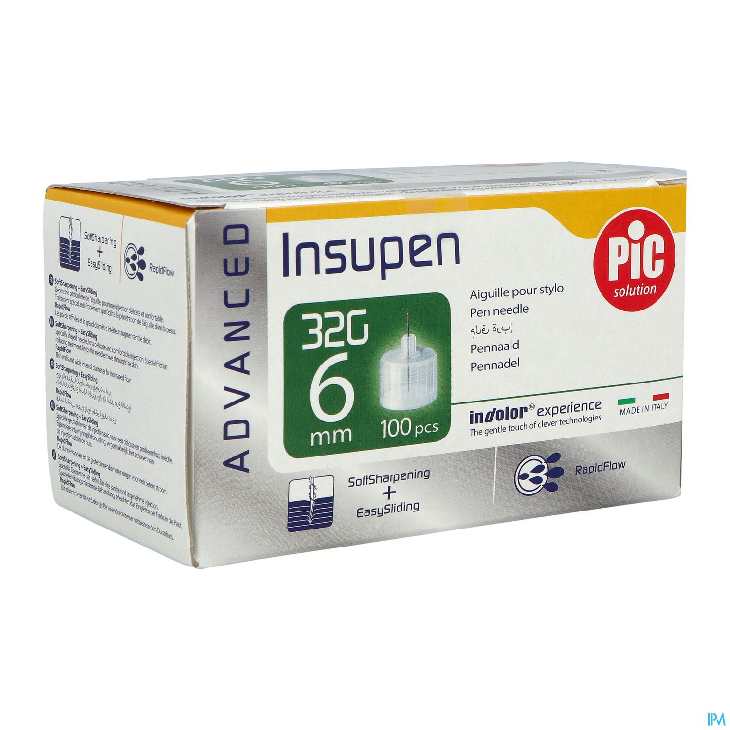 AIG INSUPEN ADVANCED 32G 6MM 100 — Pharmacie Européenne 24/24 by Nexum